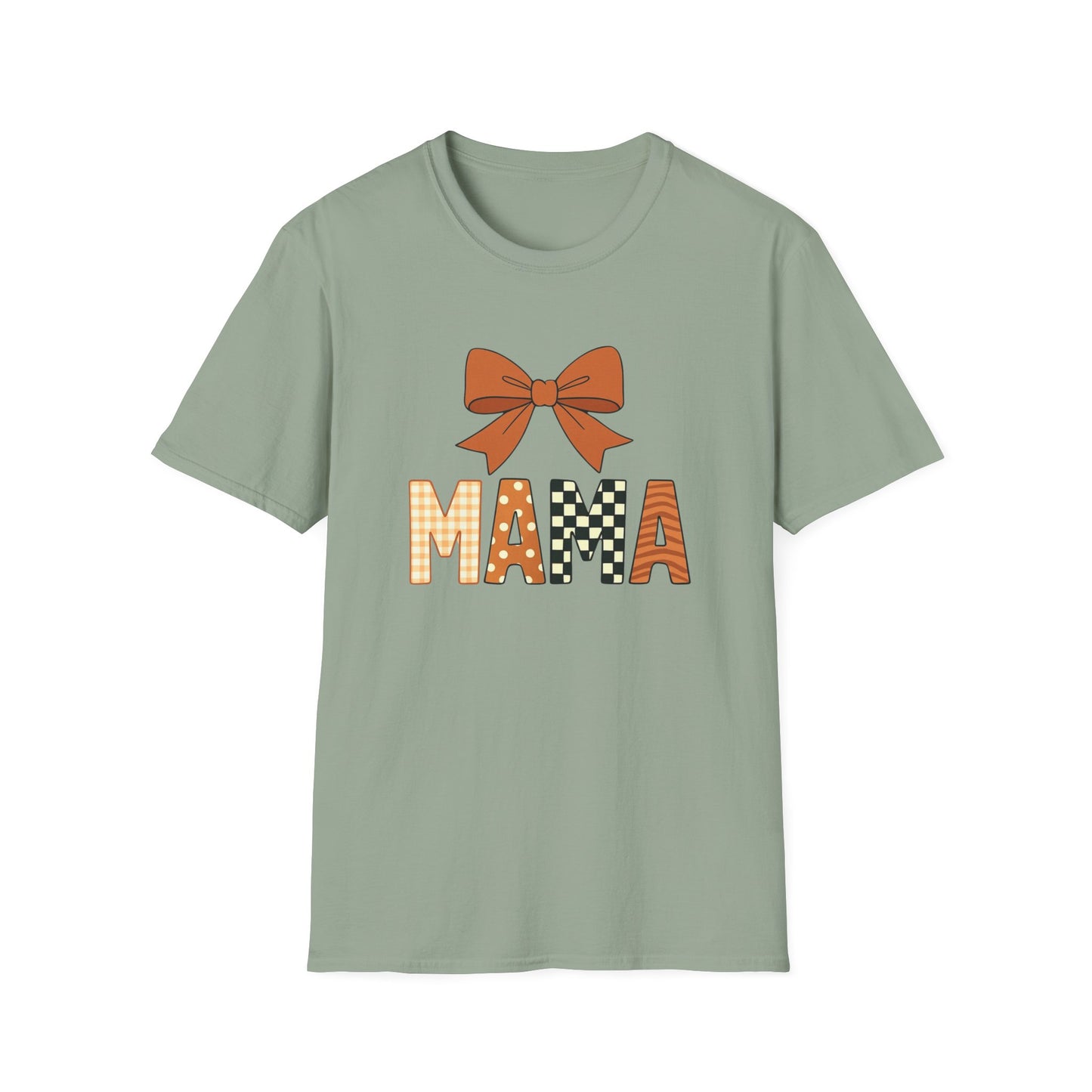 Mama Gingham Bow T-Shirt