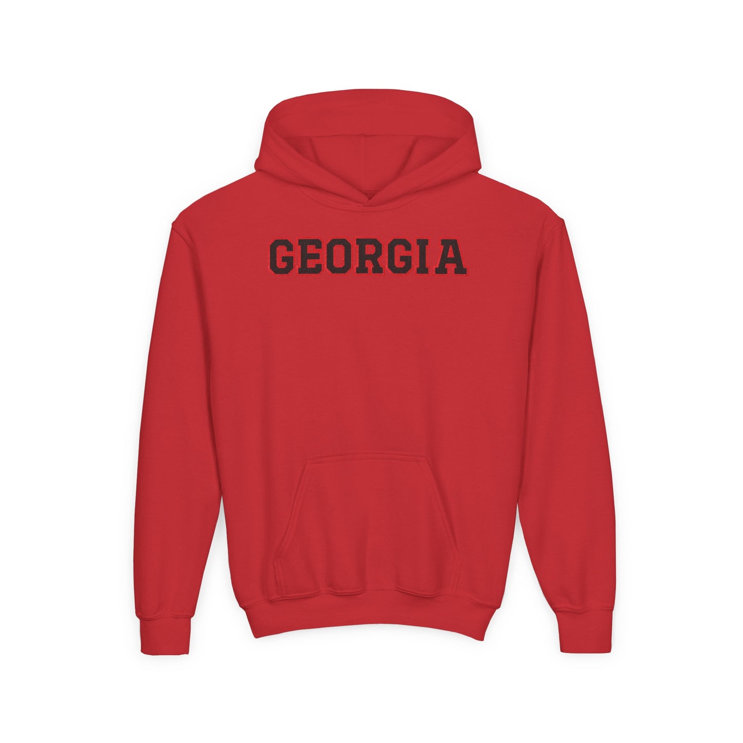 Glittery Black Georgia Youth Hoodie