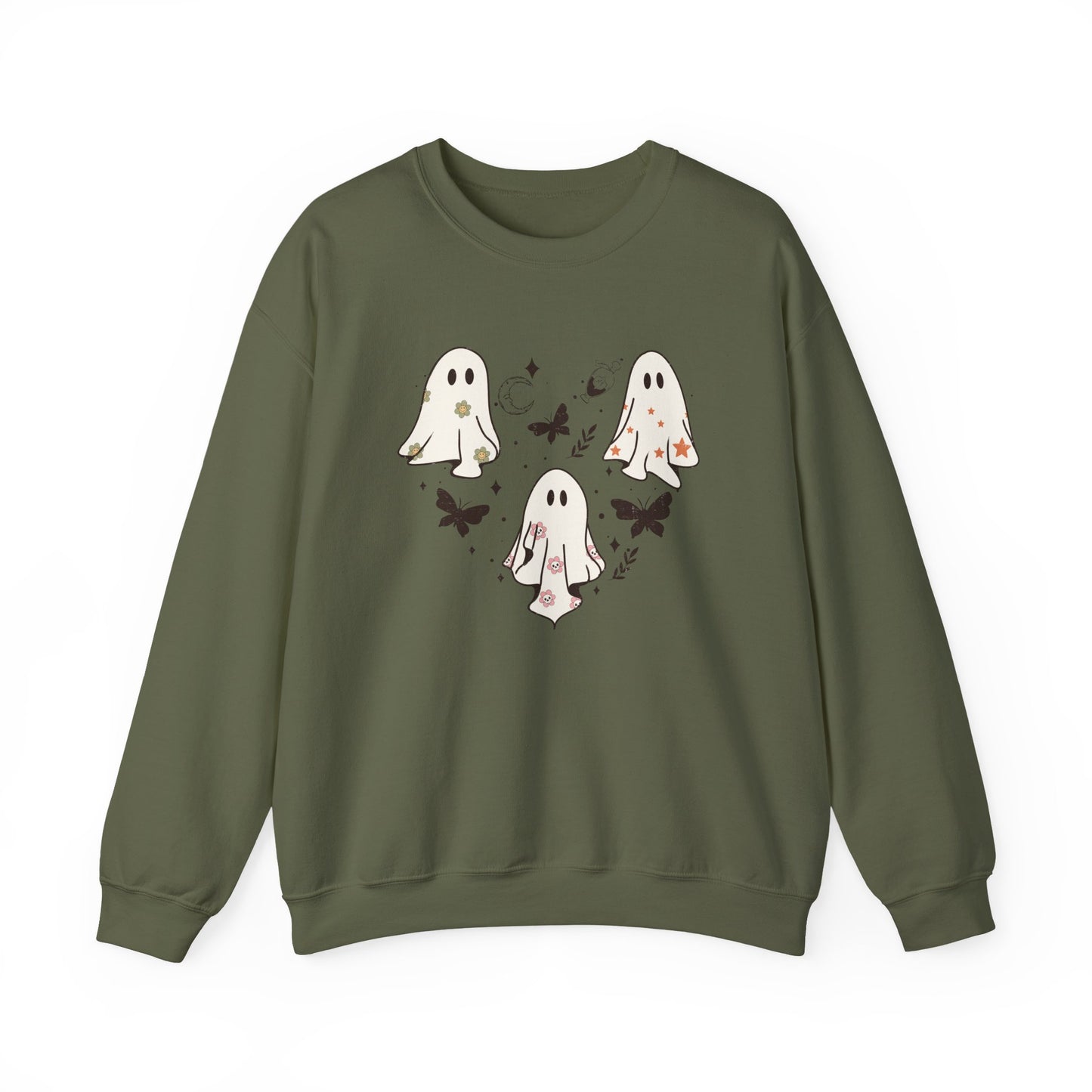 Ghostly heart Crewneck Sweatshirt