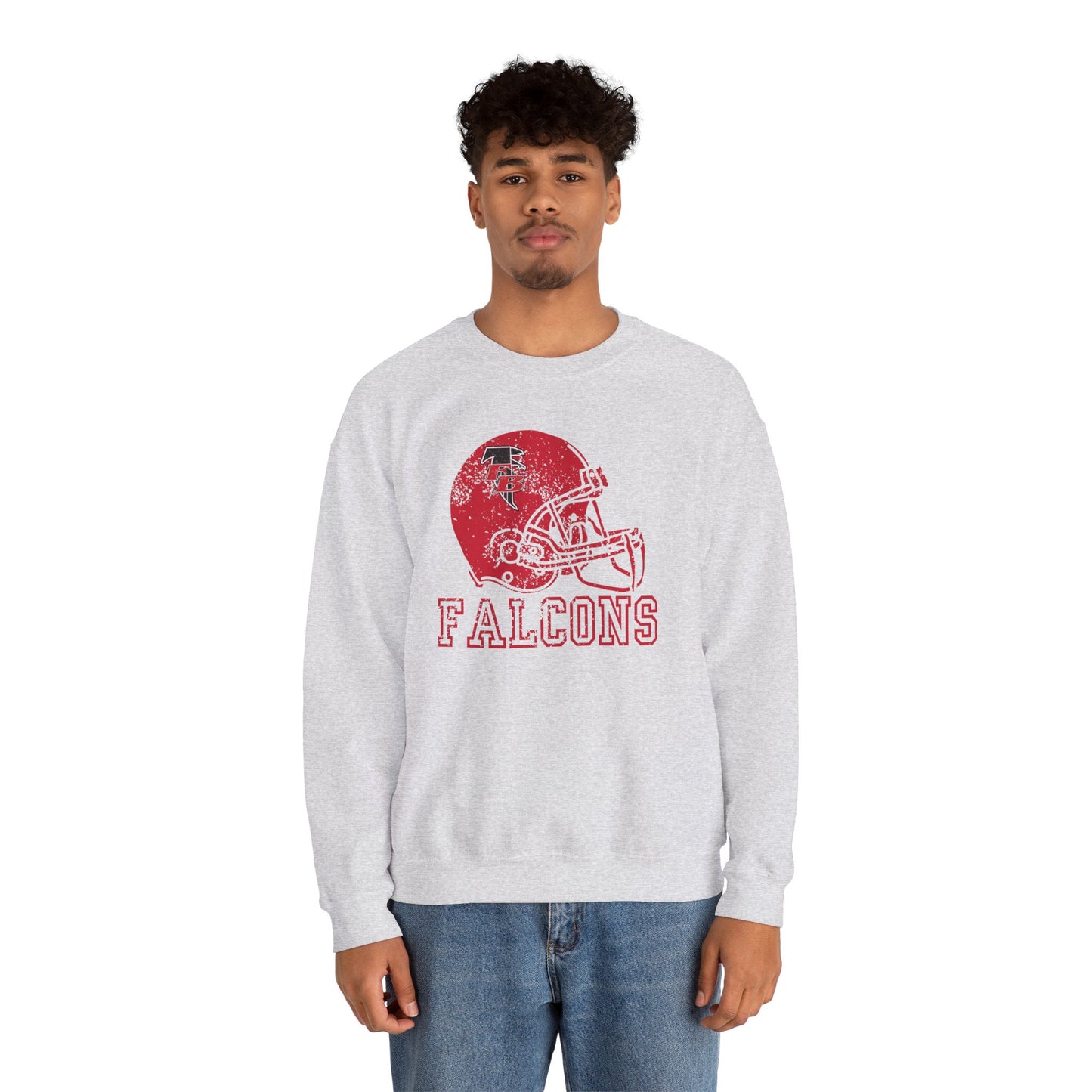 FB Falcons Helmet Sweatshirt