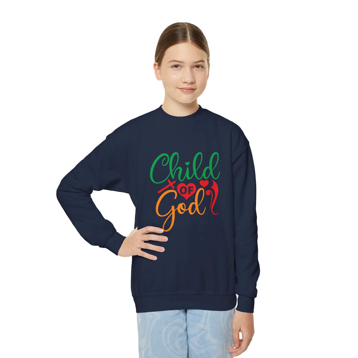 Child of God Youth Crewneck Sweatshirt