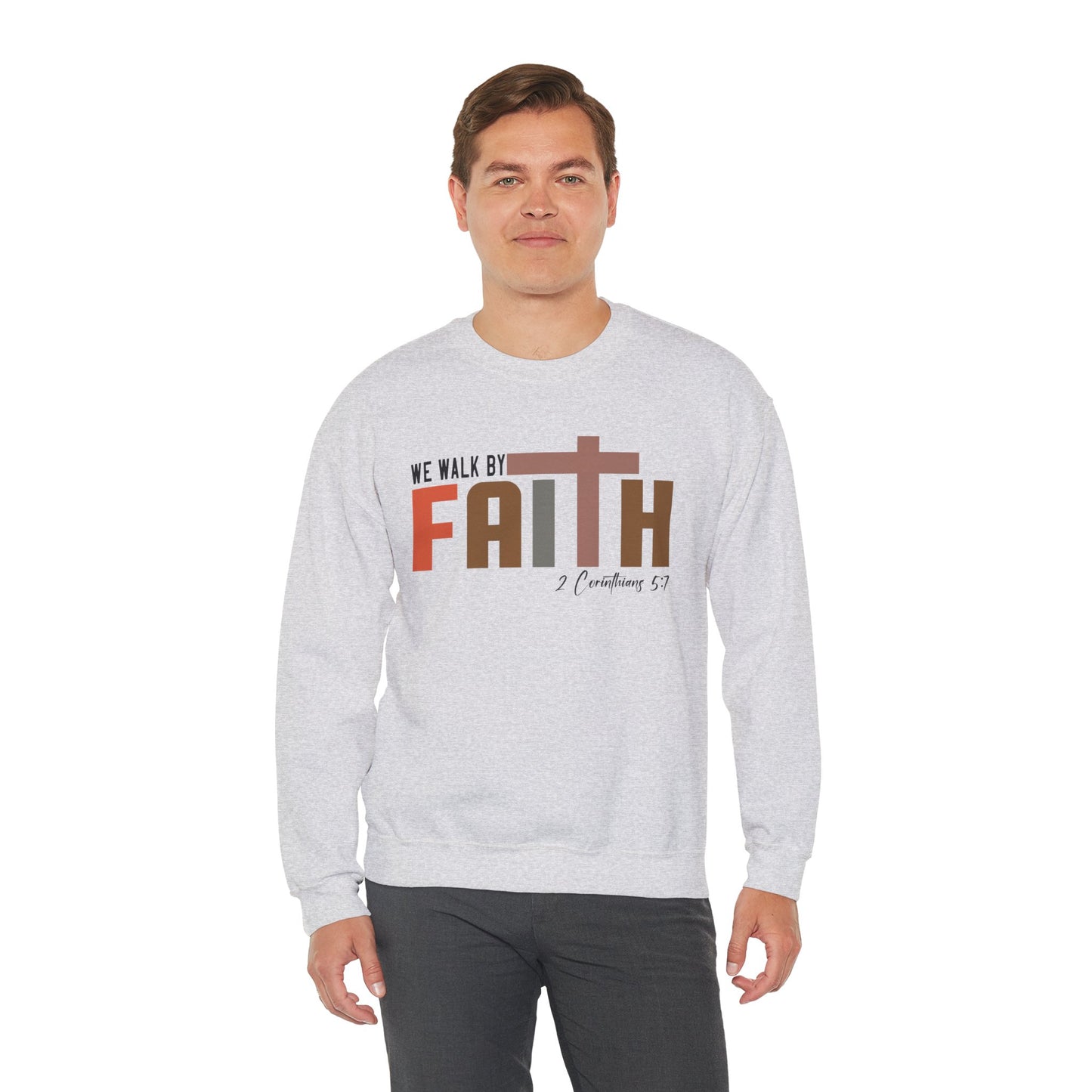 Walk by Faith Unisex Crewneck Sweatshirt