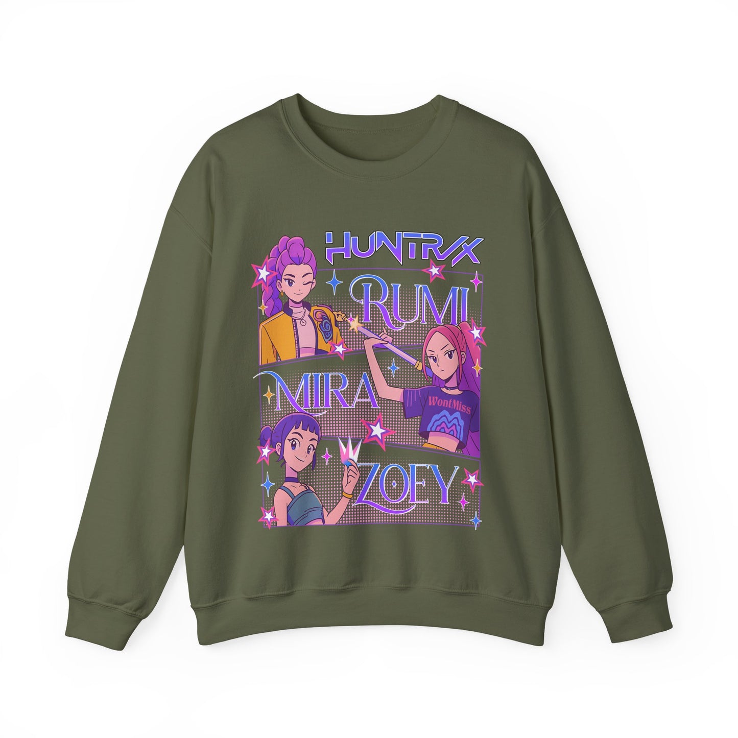 Kpop Huntrix Girls Crewneck Sweatshirt