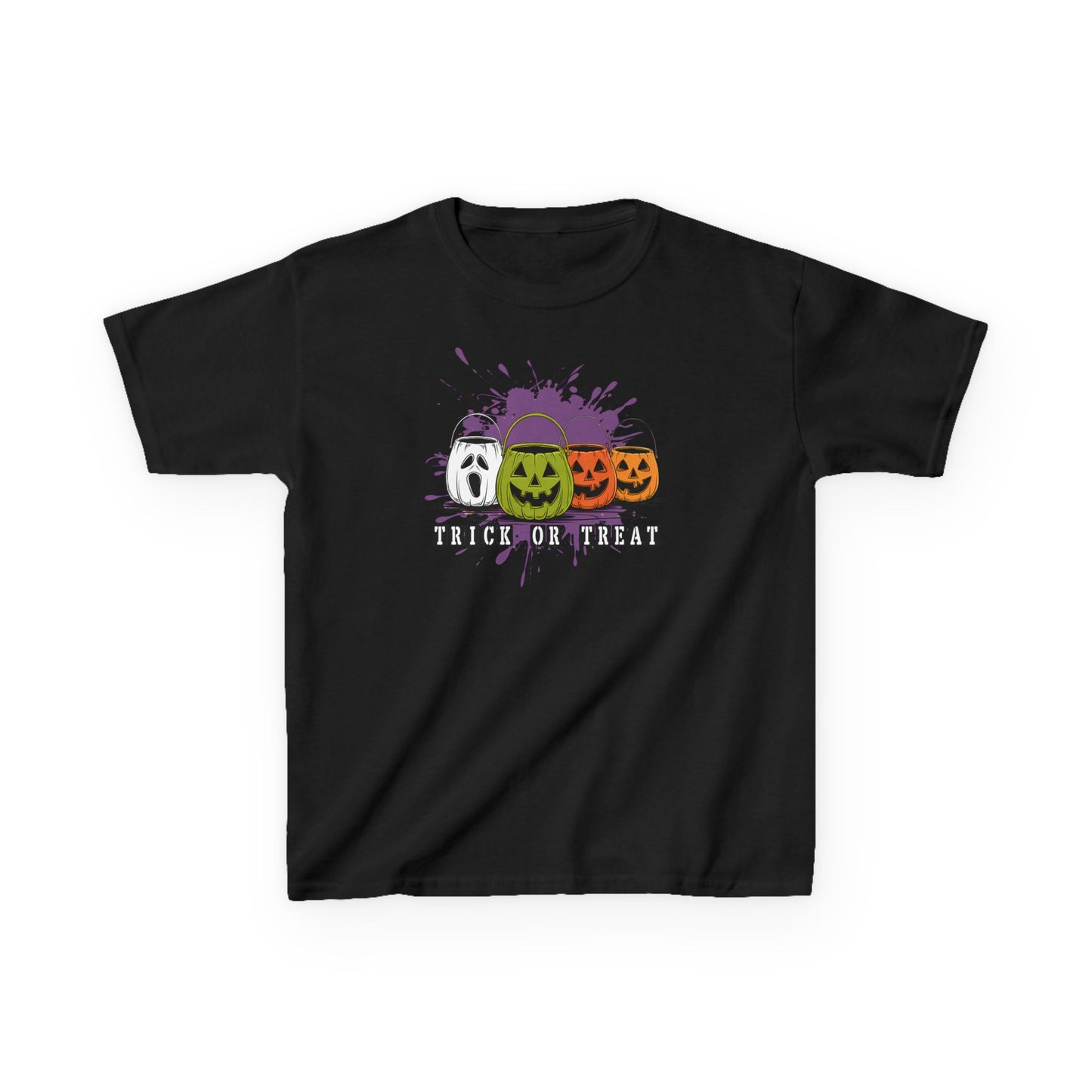 Halloween Pumpkin Trick or Treat Kids Tee