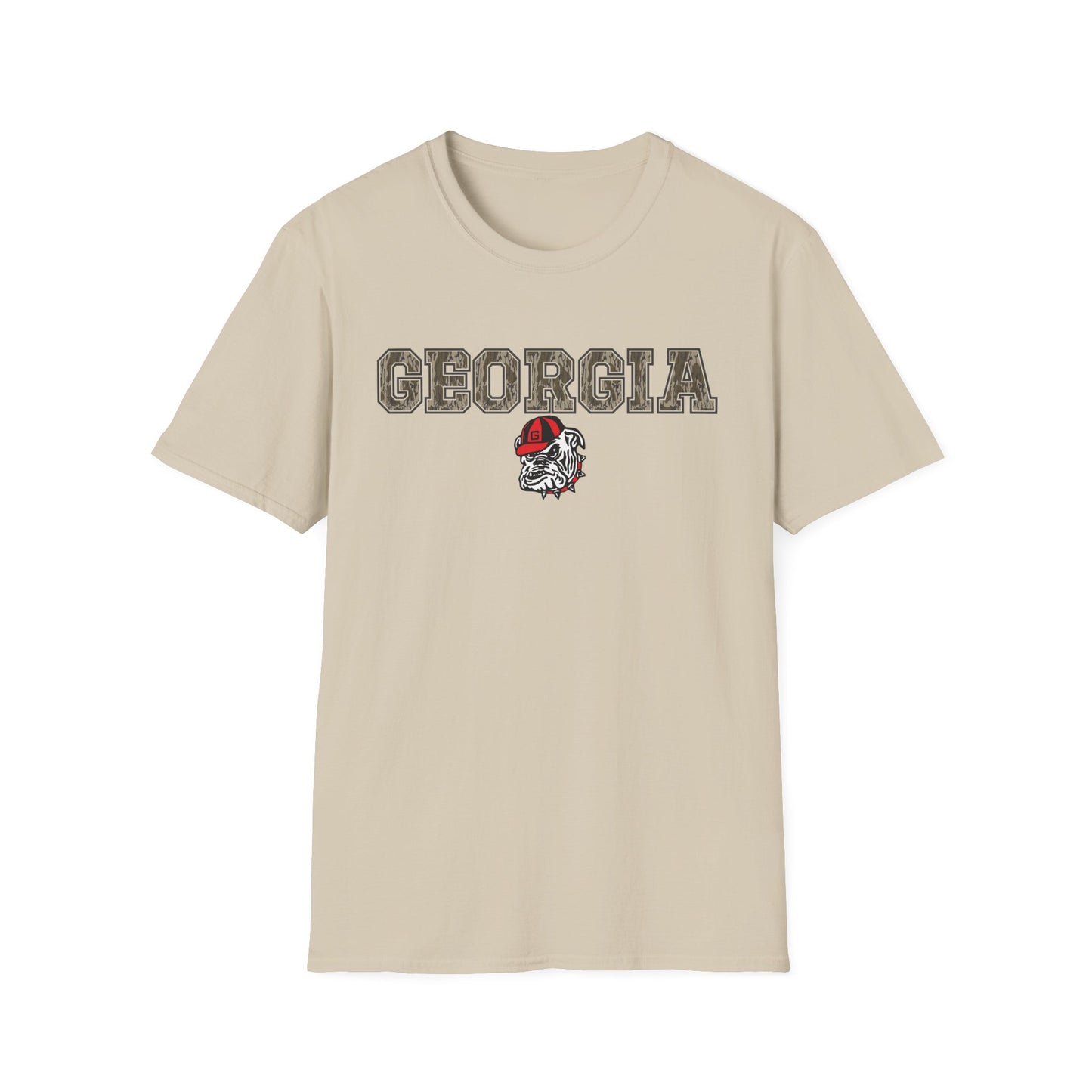 Camo Georgia Dog Unisex T-Shirt