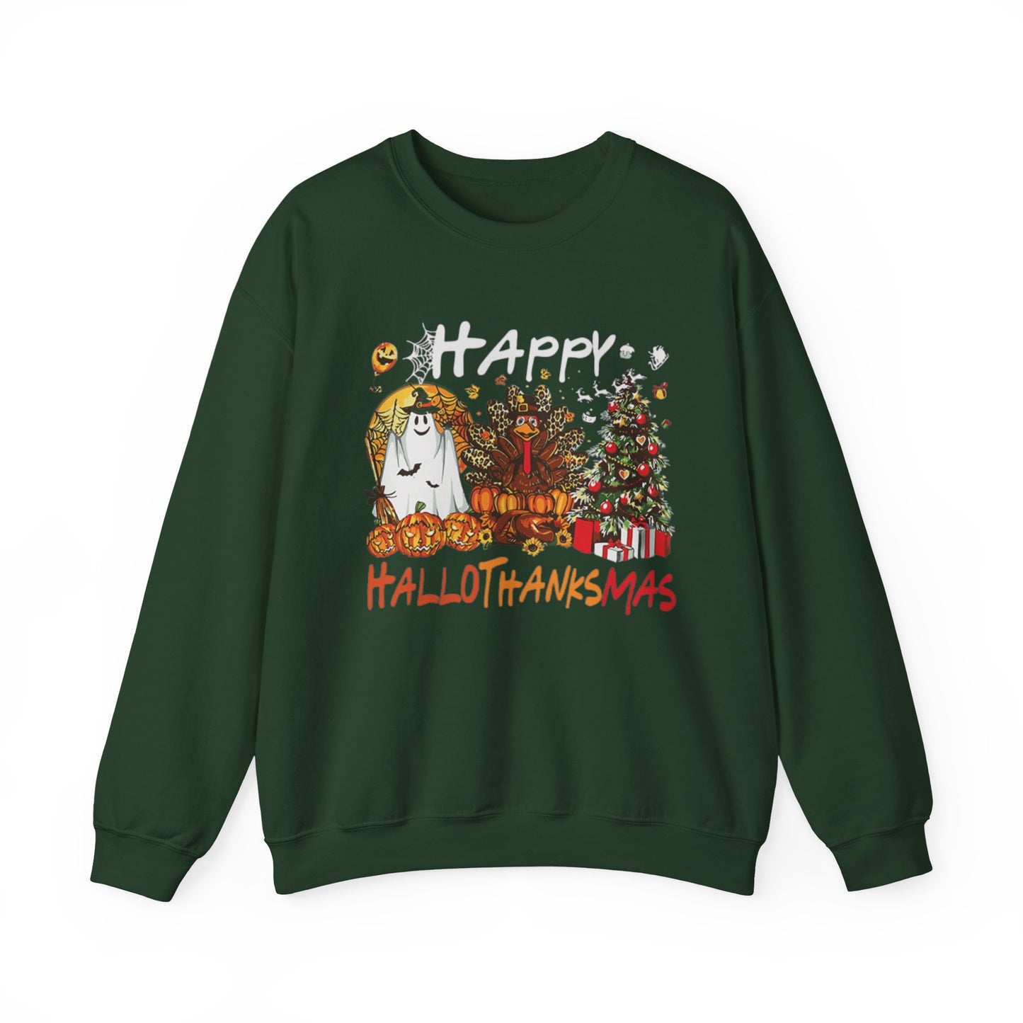 Happy Hallothanksmas Characters Sweatshirt