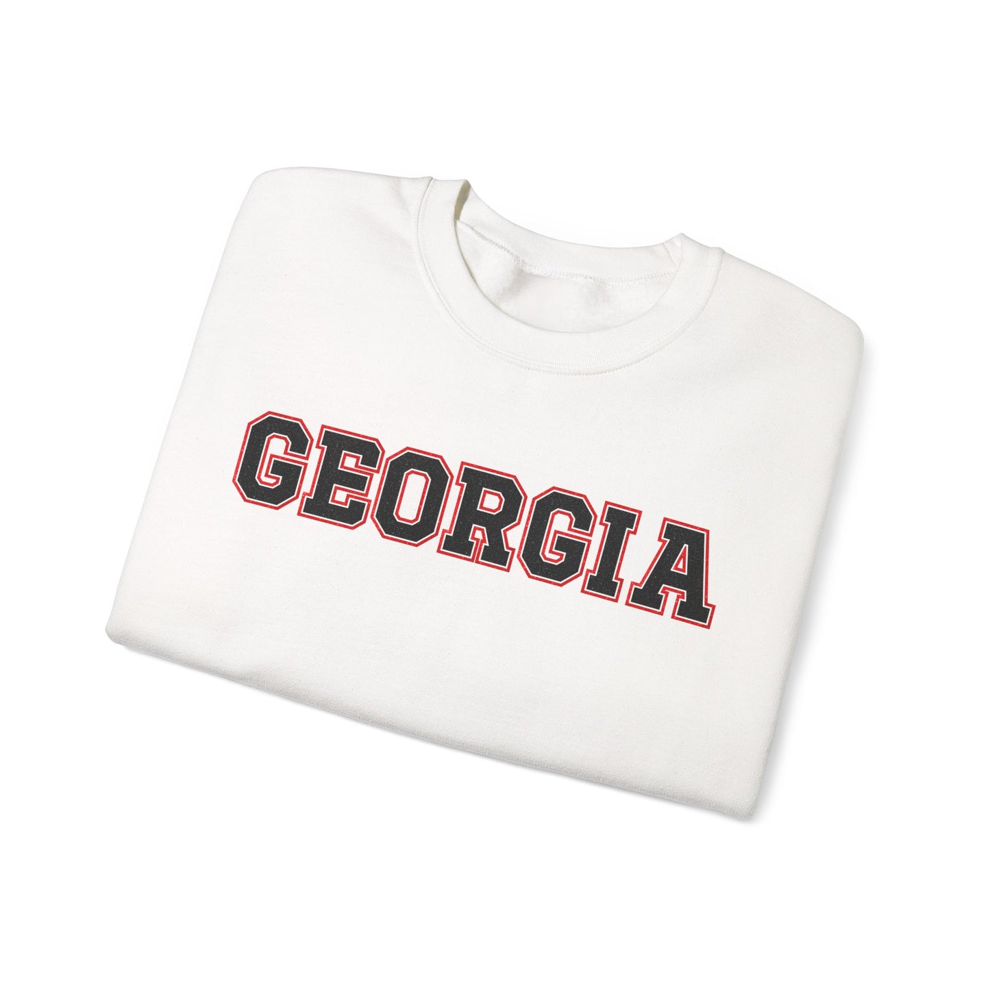 Glittery Black Georgia Crewneck Sweatshirt
