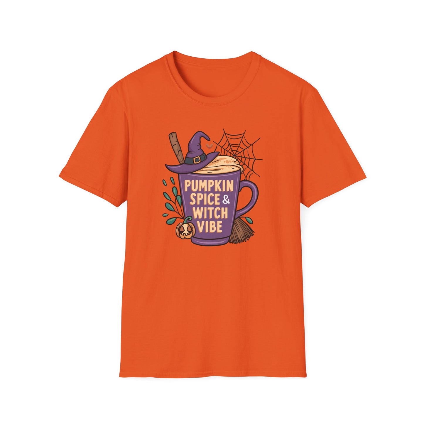 Pumpkin Spice & Witch Vibe T-Shirt