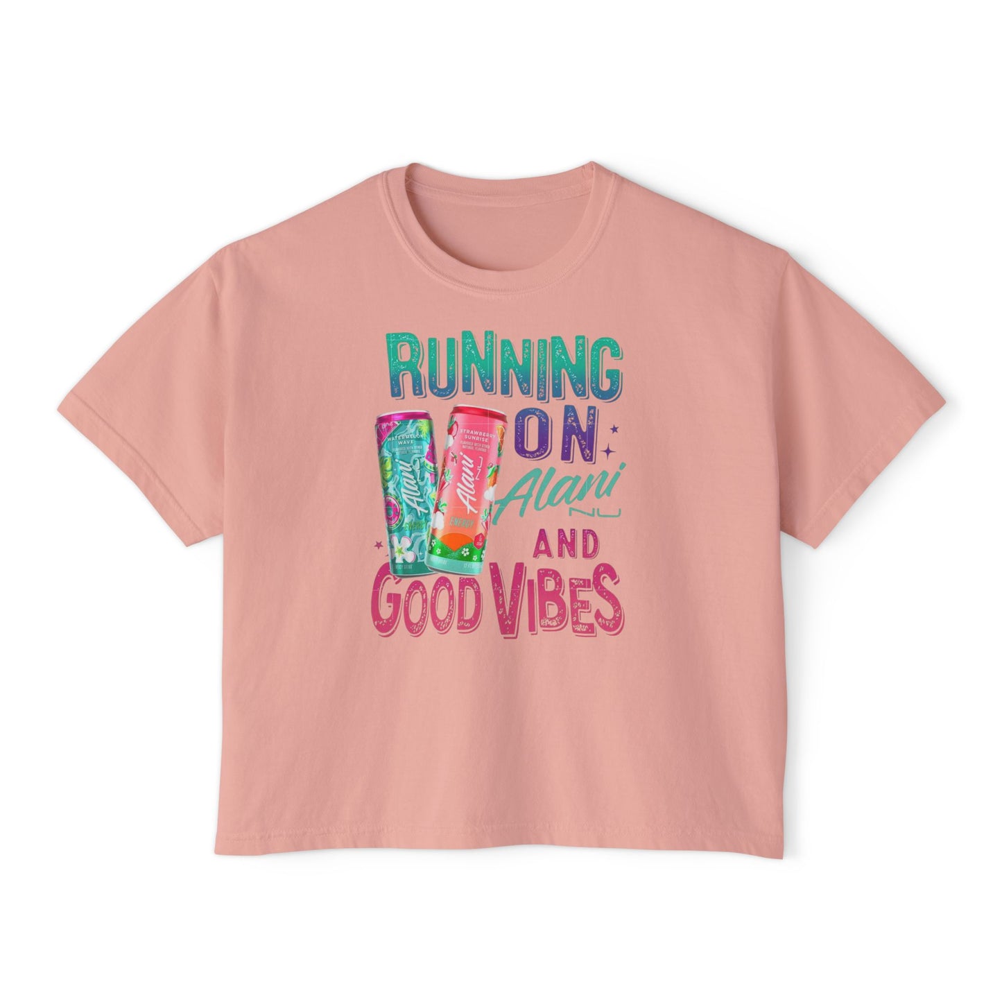 Running on Alani & Good Vibes Women's Boxy Tee