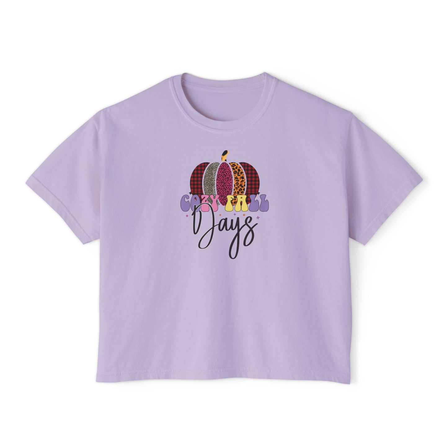Cozy Fall Days Women's Boxy Tee