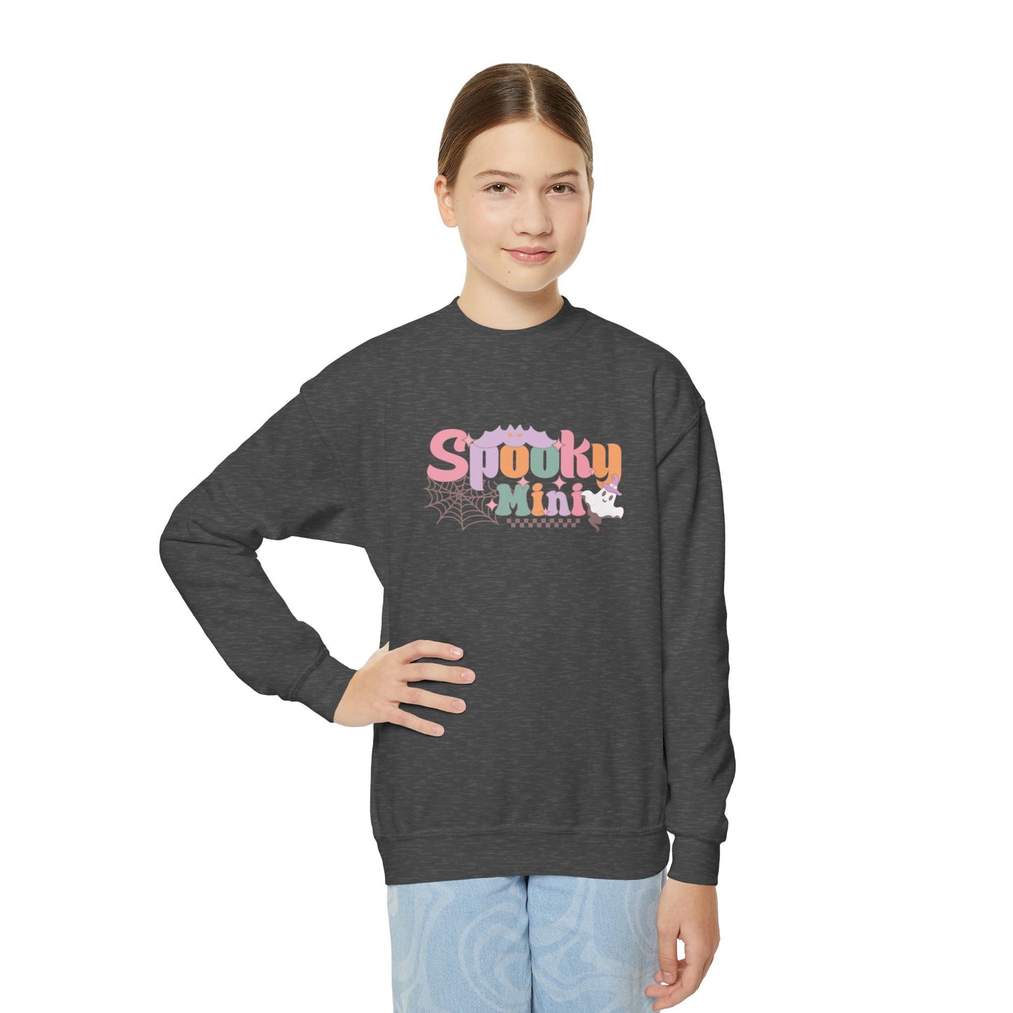 Spooky Mini Youth Crewneck Sweatshirt