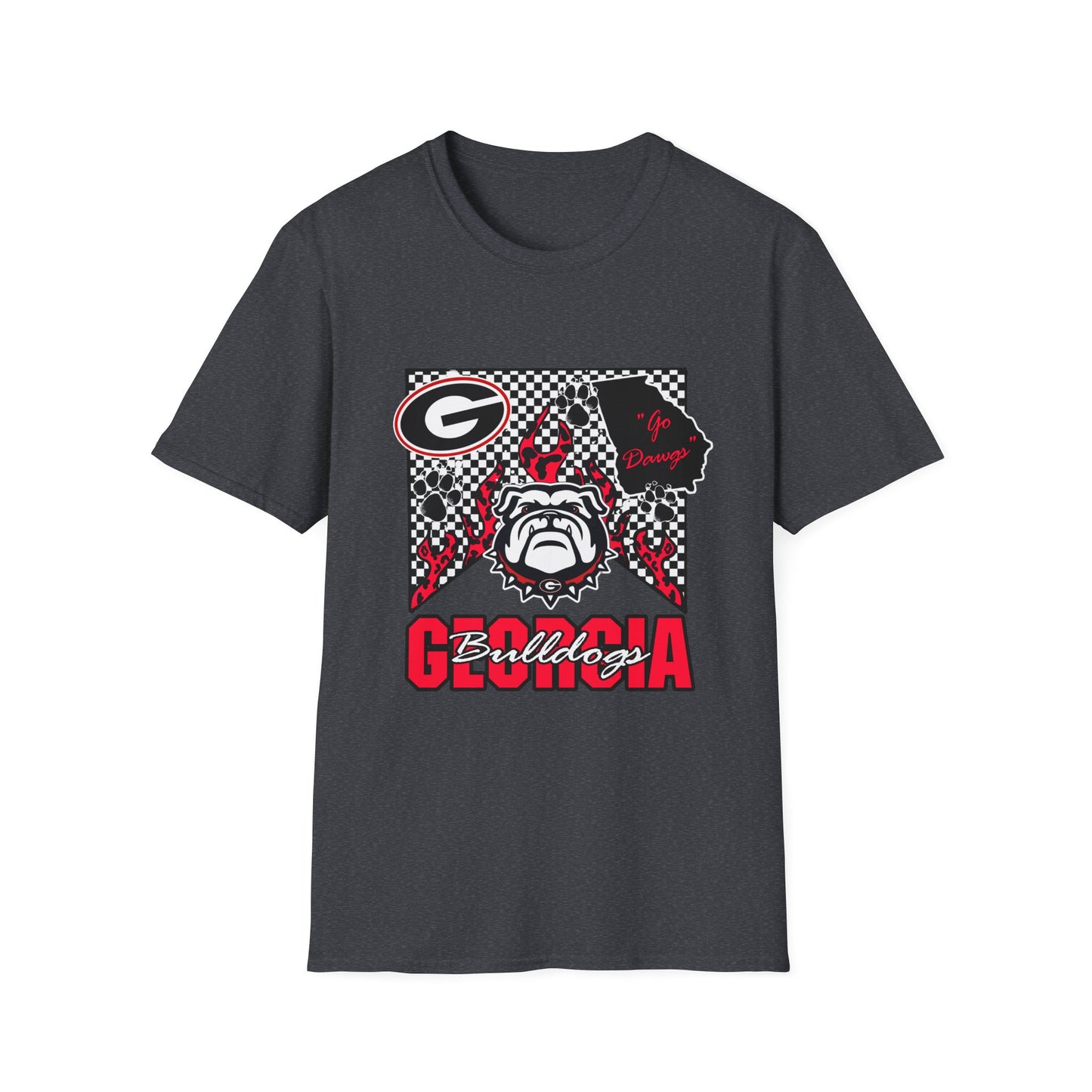 Georgia Bulldogs Unisex Softstyle T-Shirt