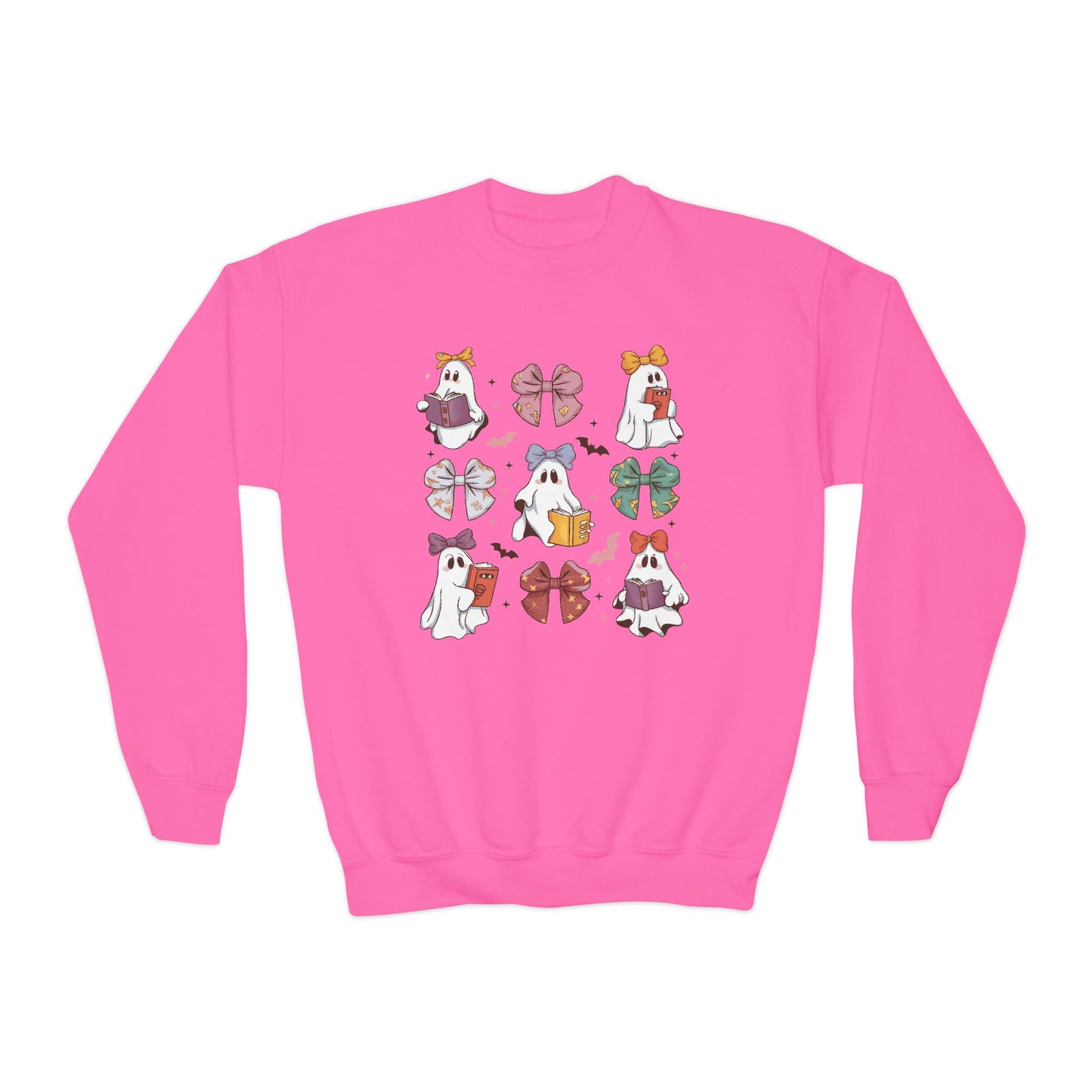 Ghosts & Books Youth Crewneck Sweatshirt