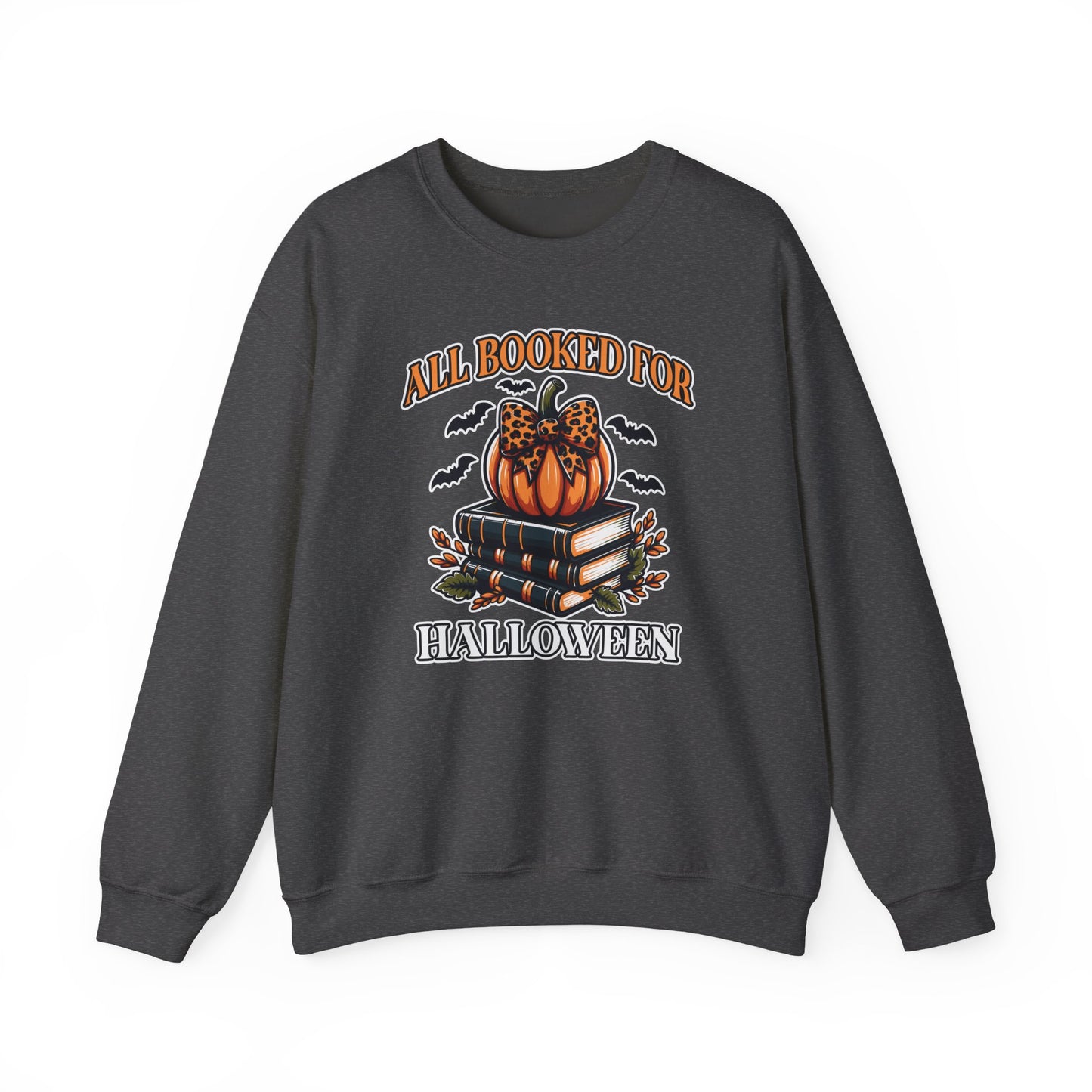 All Booked For Halloween Crewneck Sweatshirt