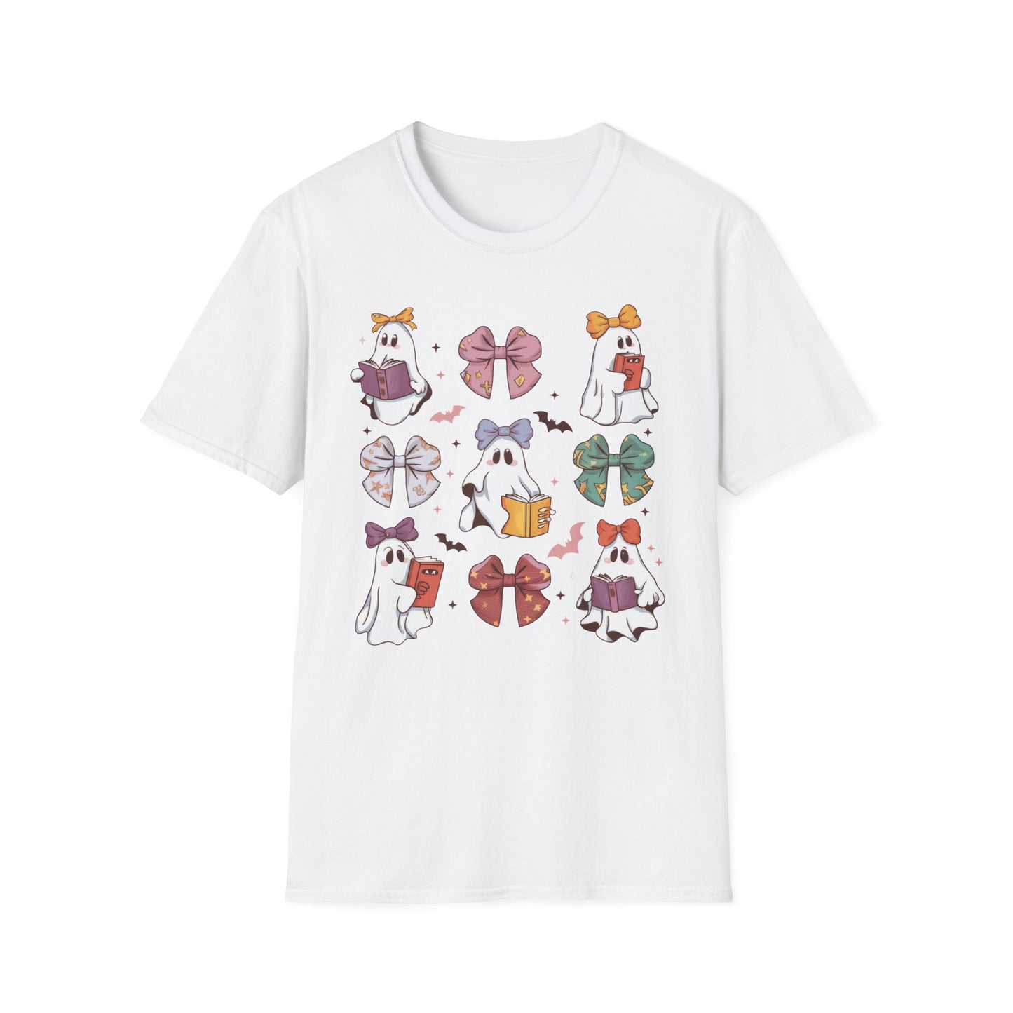 Ghosts & Books Softstyle T-Shirt