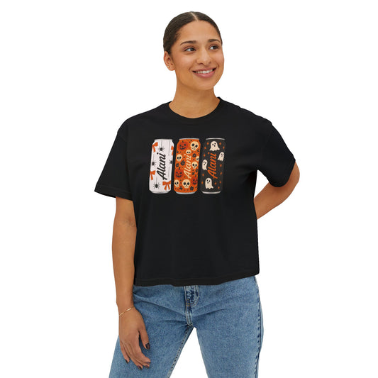 Halloween Alani Cans Women's Boxy Tee