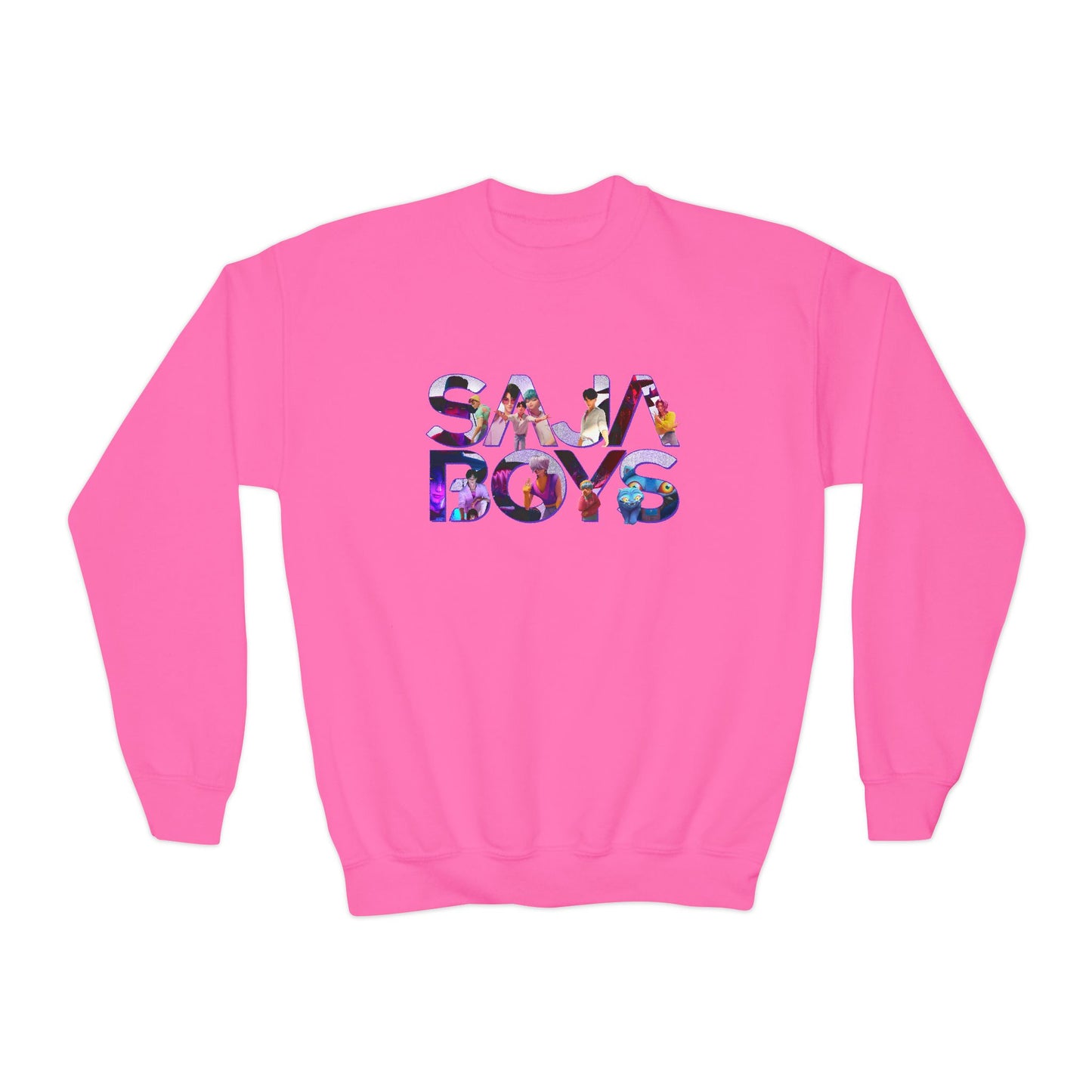 K-Pop Saja Boys Words Youth Crewneck Sweatshirt