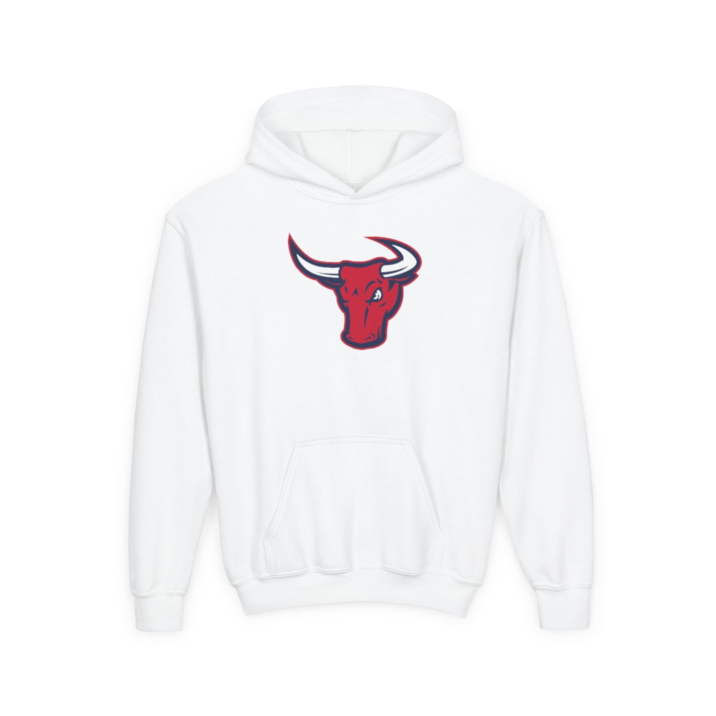 Youth Hoodie – WLA Red Bull Mascot