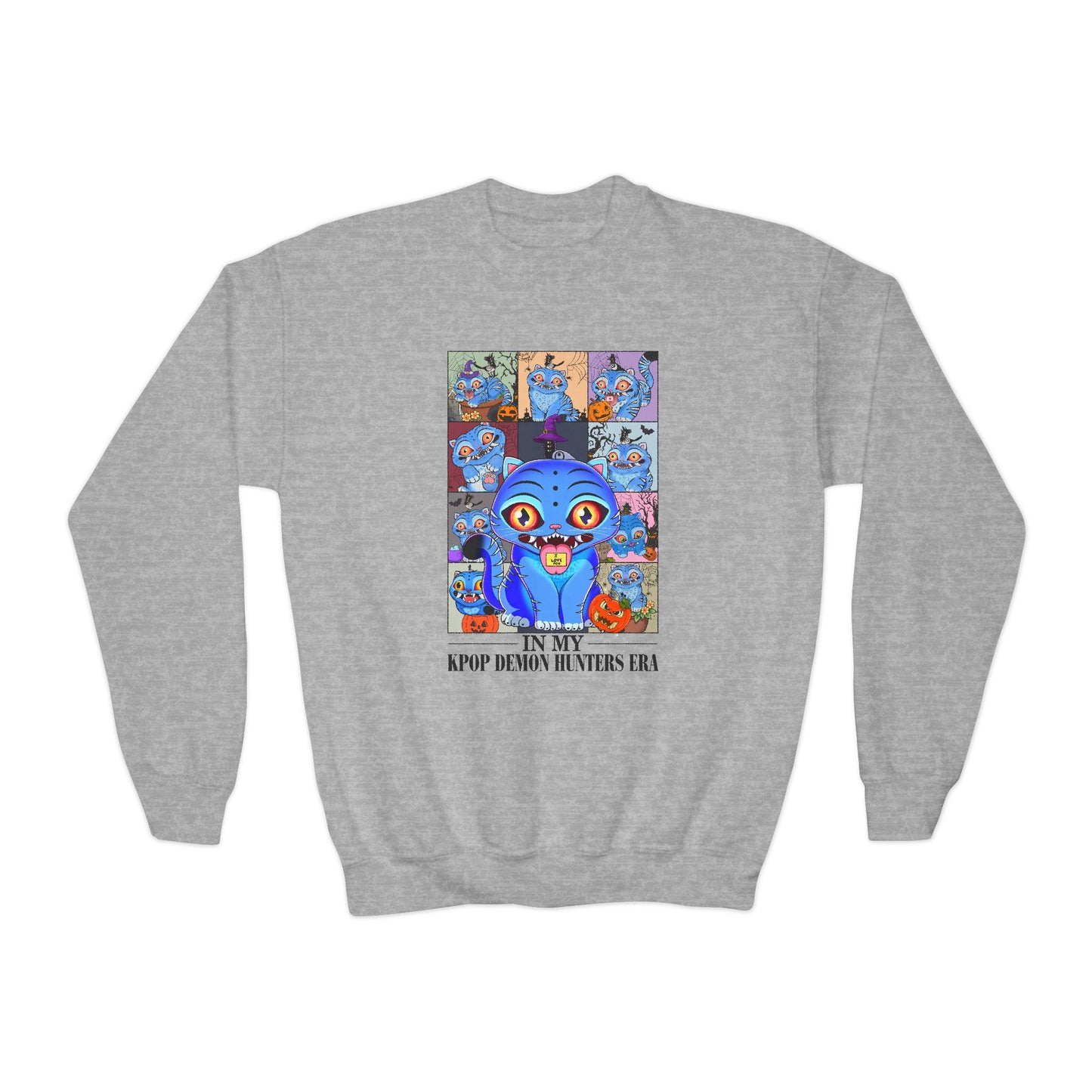 In My K-Pop Halloween Era Youth Crewneck Sweatshirt