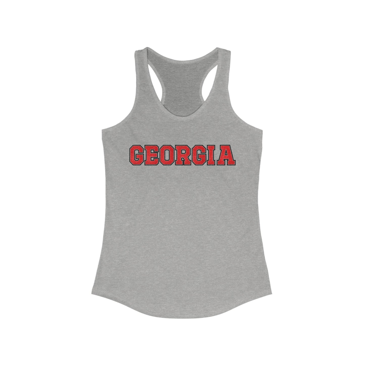 Glittery Georgia Racerback Tank Top