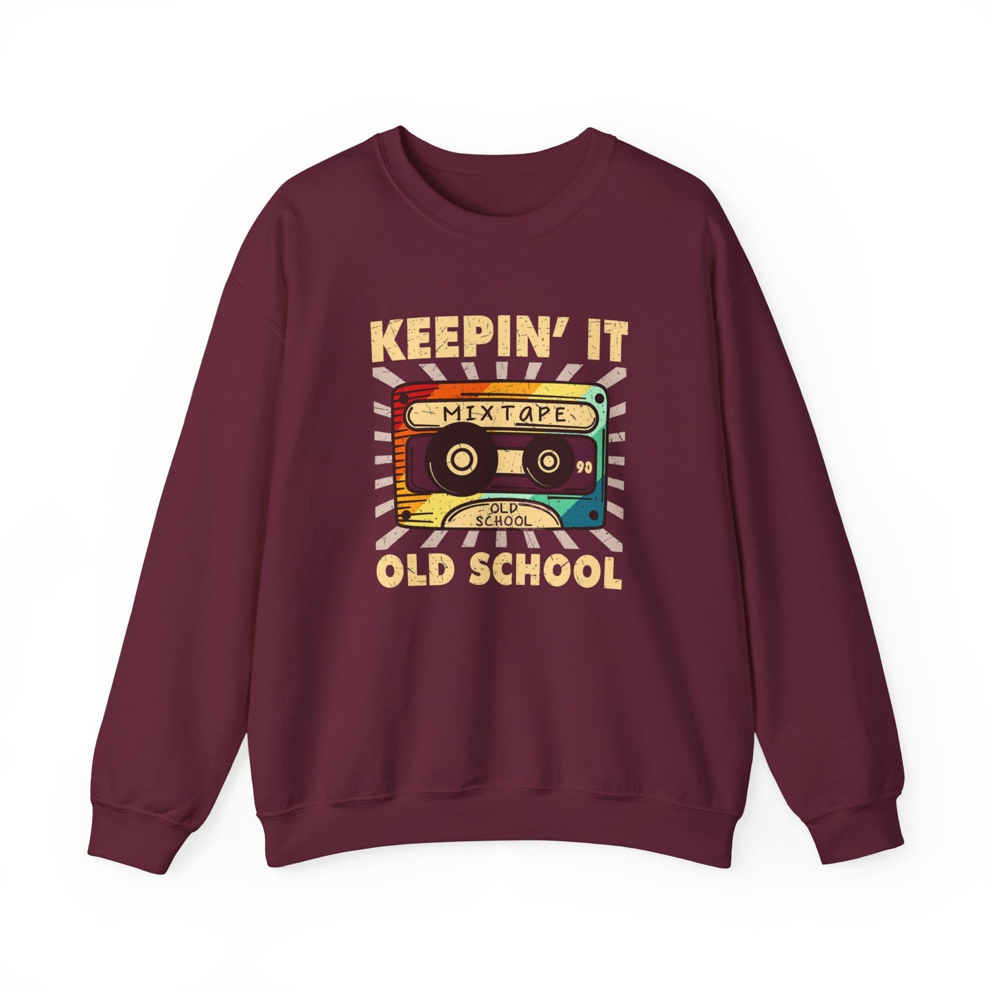 Retro Mixtape Crewneck Sweatshirt