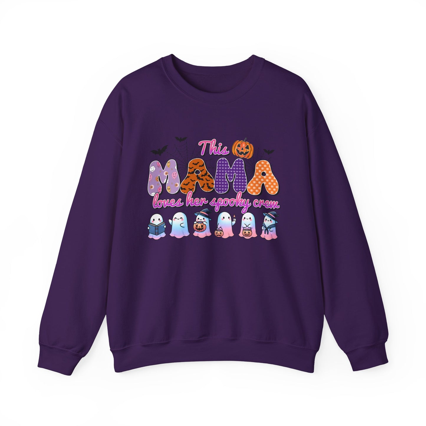 This Mama Loves Her Spooky Crew Sweatshirt