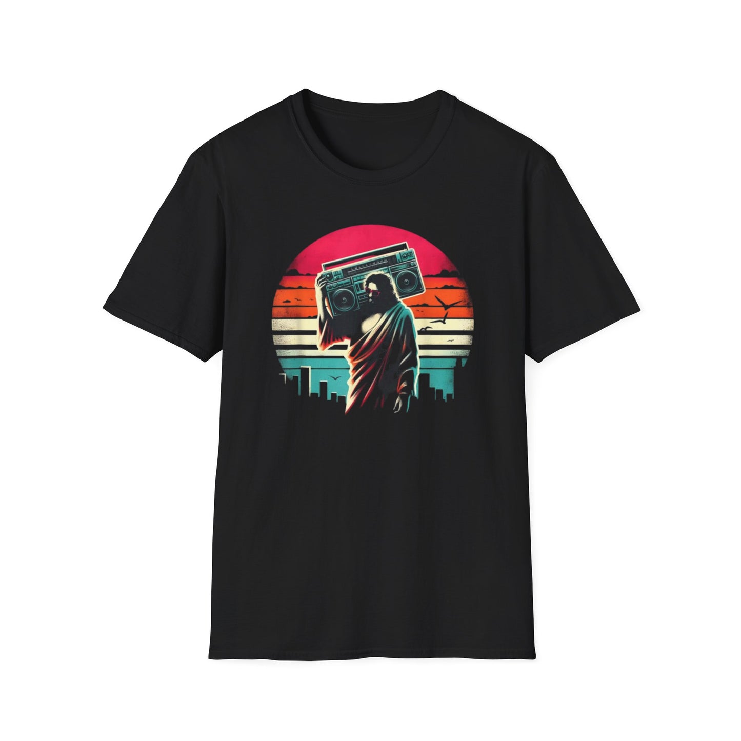 Retro Jesus Vibe Graphic T-Shirt