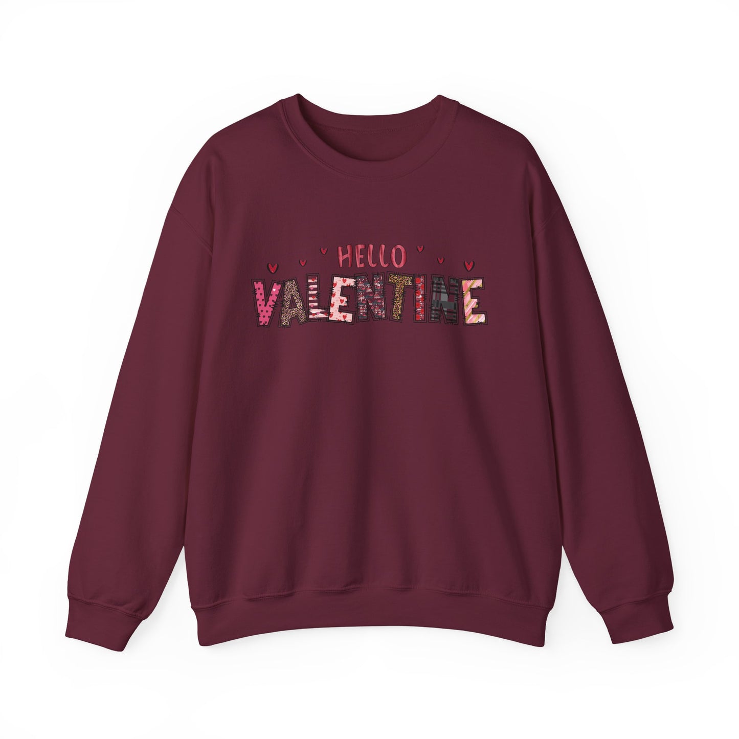 Valentine "Hello Valentine" Crewneck Sweatshirt