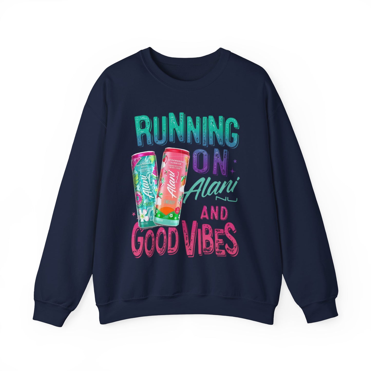 Running on Alani and Good Vibes Sweatshirt