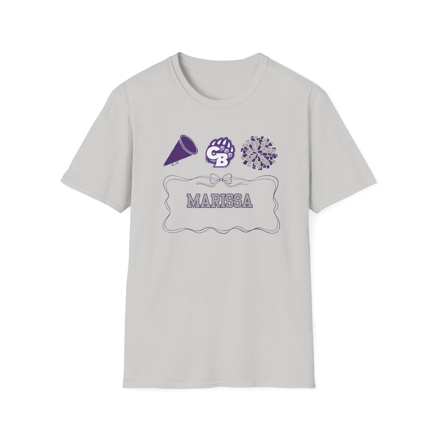 Personalized CB Cheerleading T-Shirt