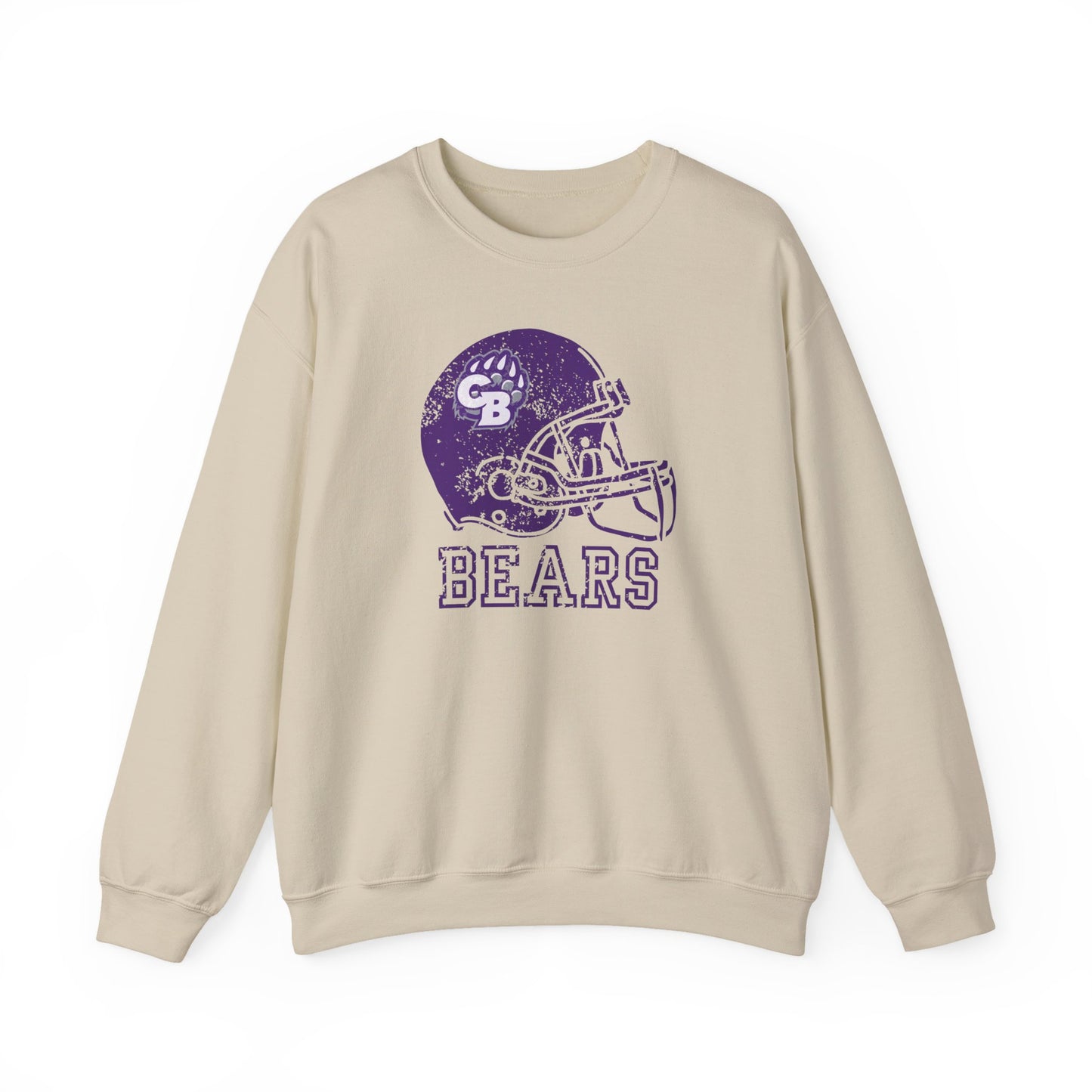 CB Bears Helmet Crewneck Sweatshirt