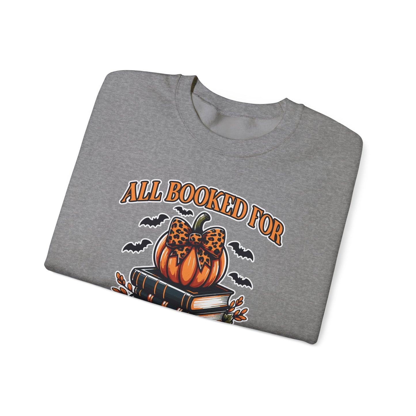 All Booked For Halloween Crewneck Sweatshirt