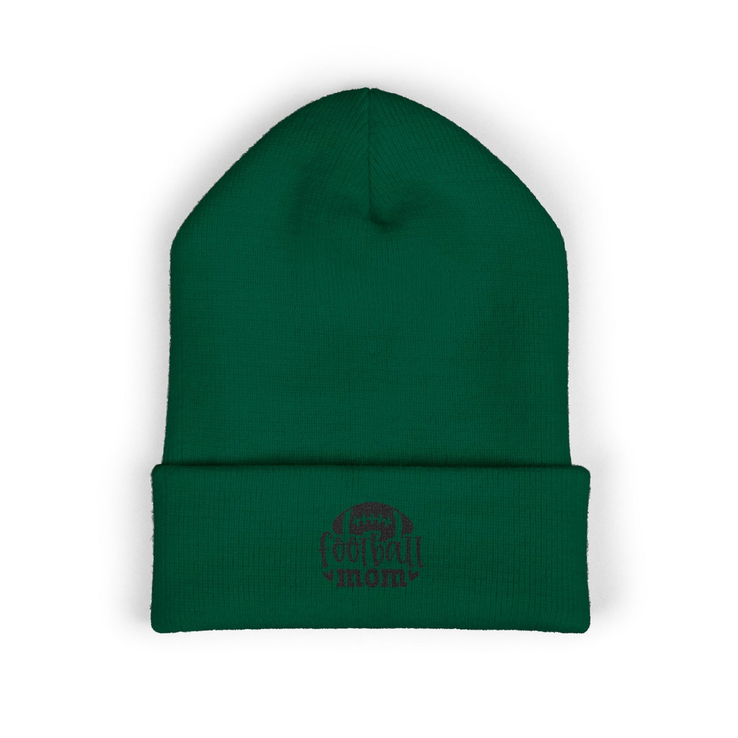 Football Mom Embroidered Beanie
