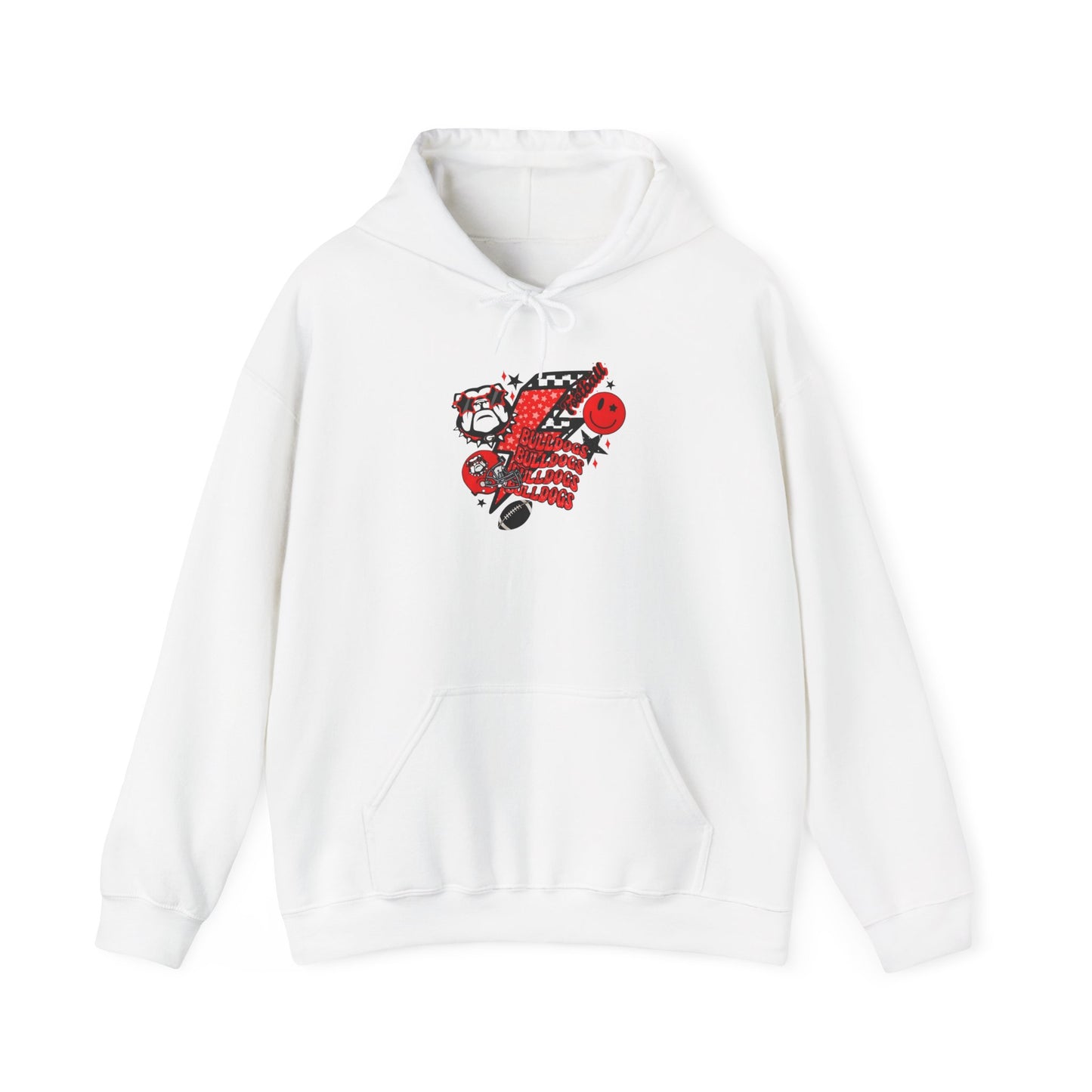 Fun Bulldog Graphic Hoodie