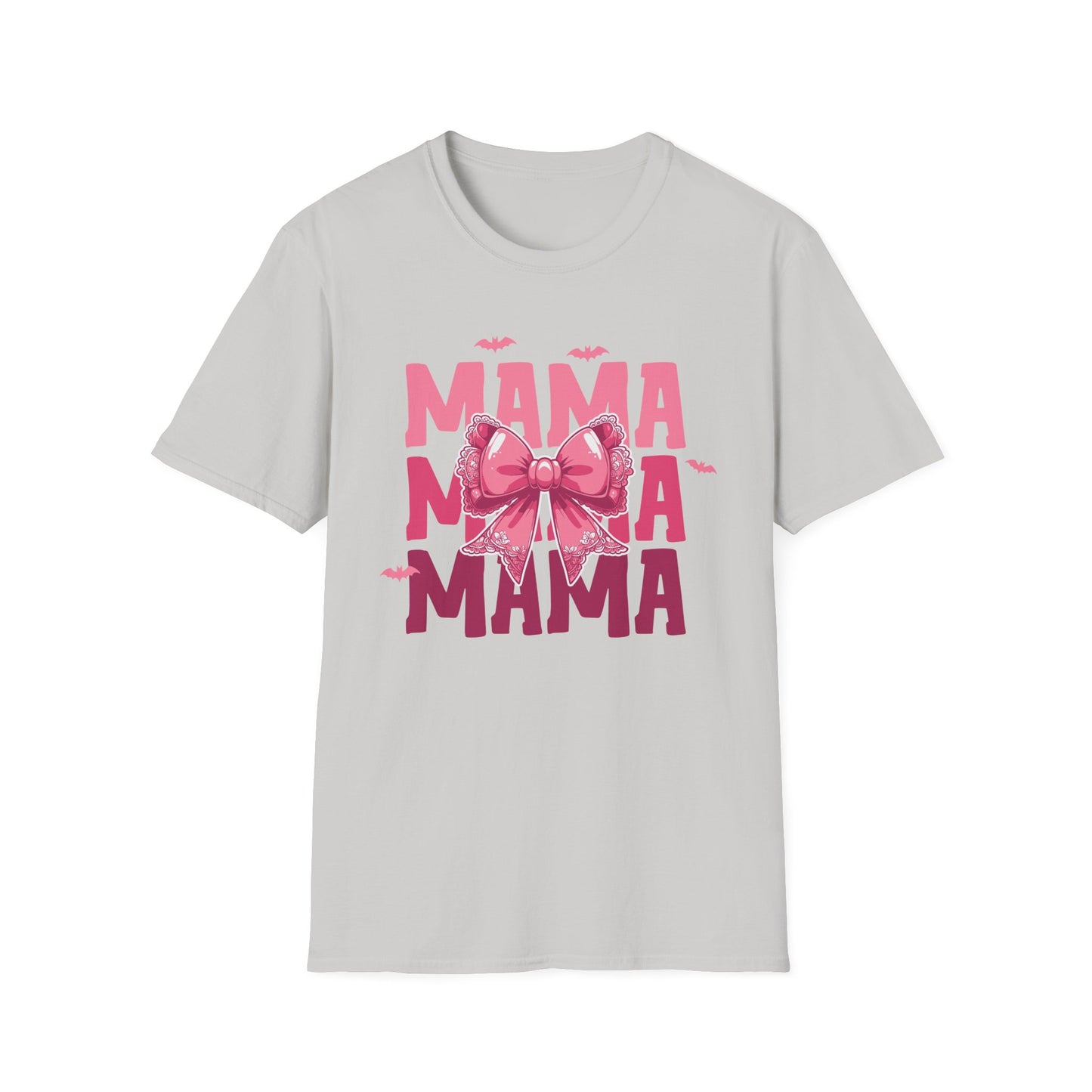 Halloween Mama With Bow Unisex Softstyle T-Shirt