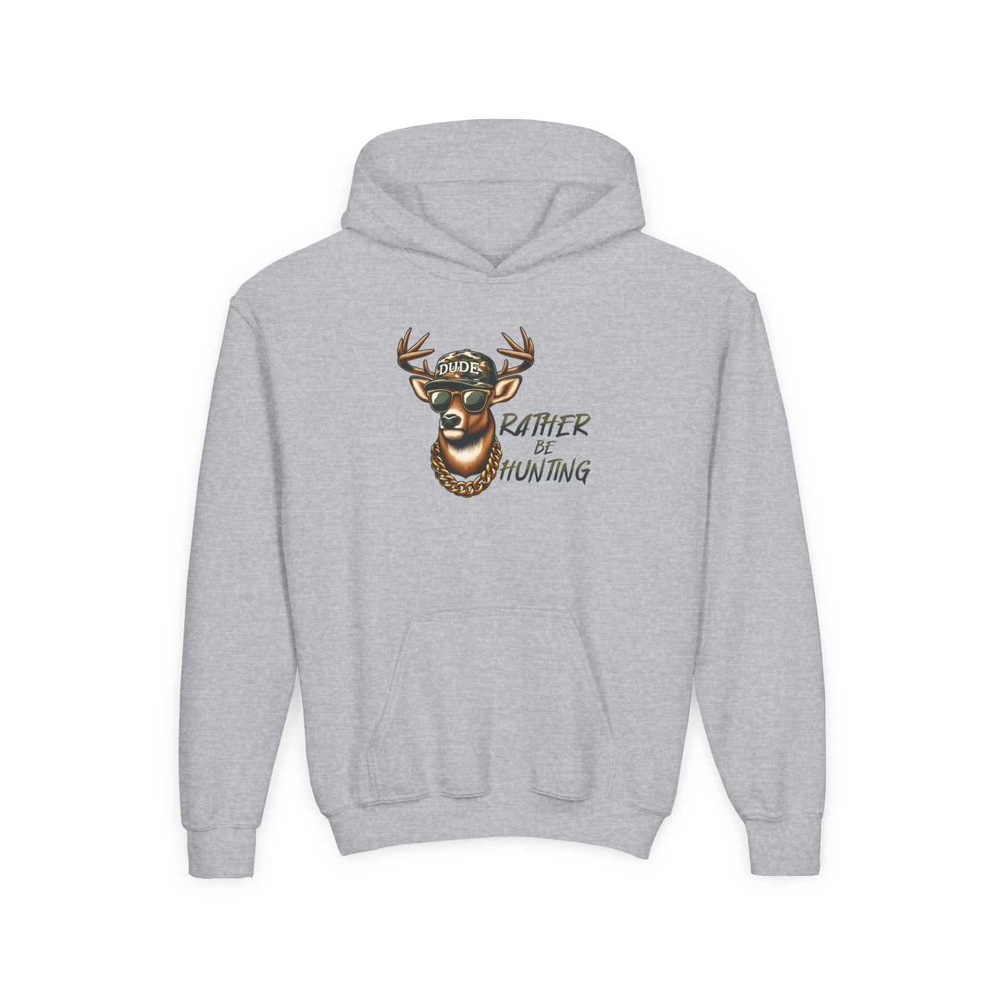 Rather Be Hunting Youth Hoodie