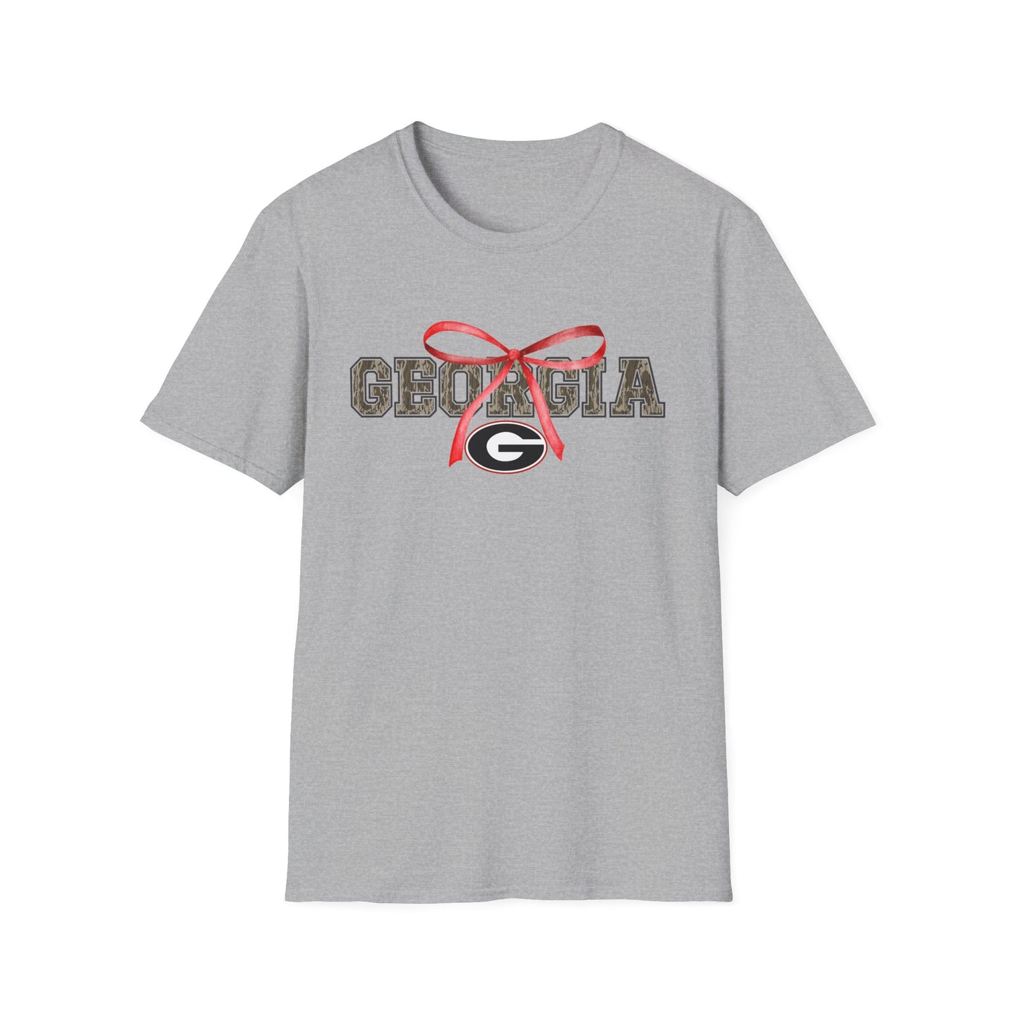 Camo Georgia with Bow T-Shirt
