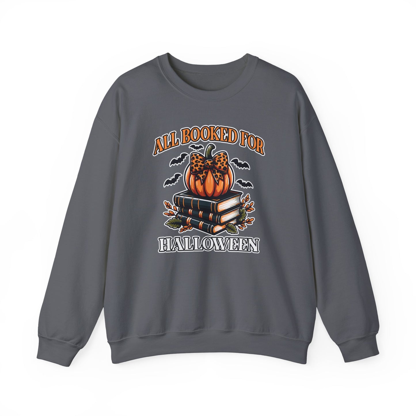 All Booked For Halloween Crewneck Sweatshirt