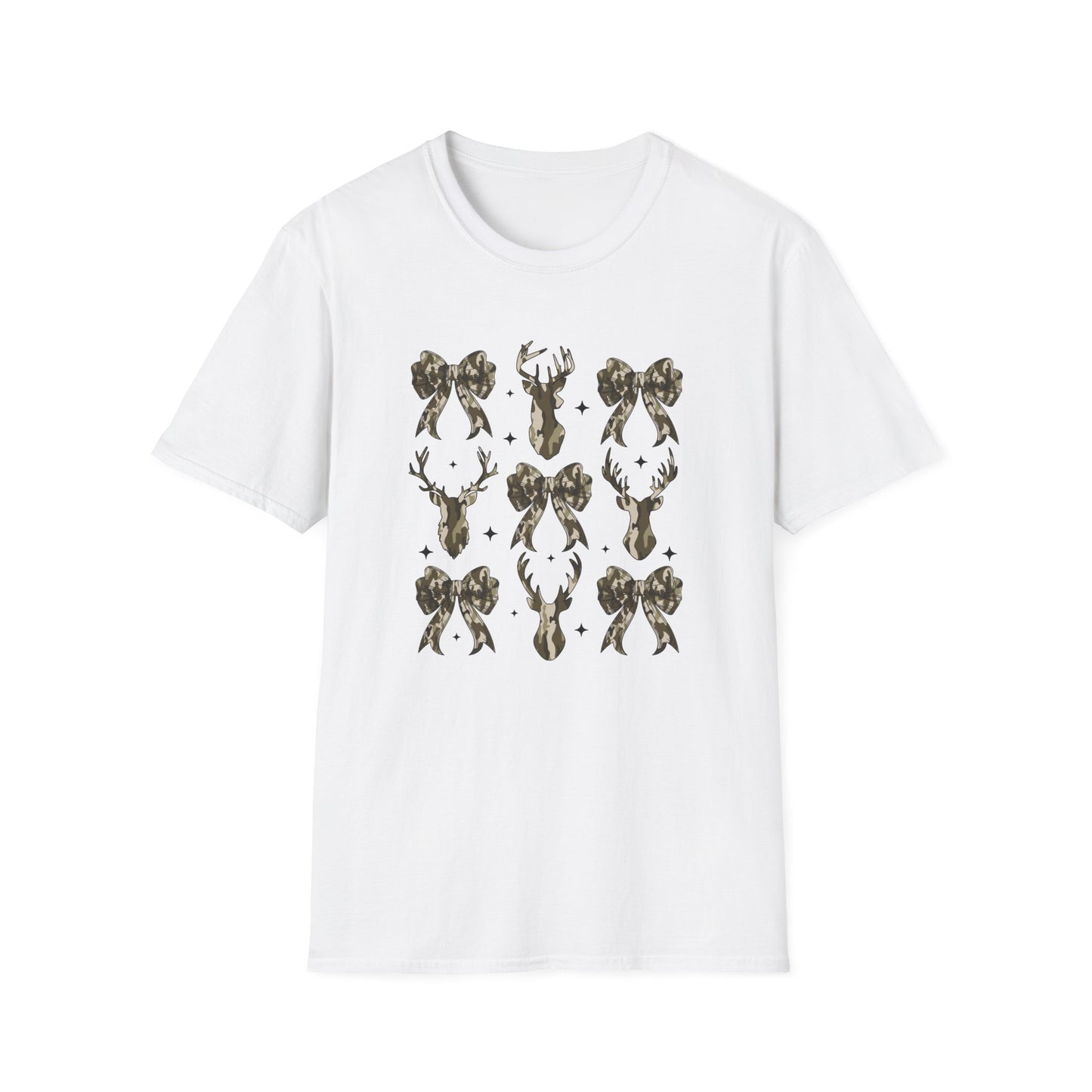 Camo Deer and Bows T-Shirt