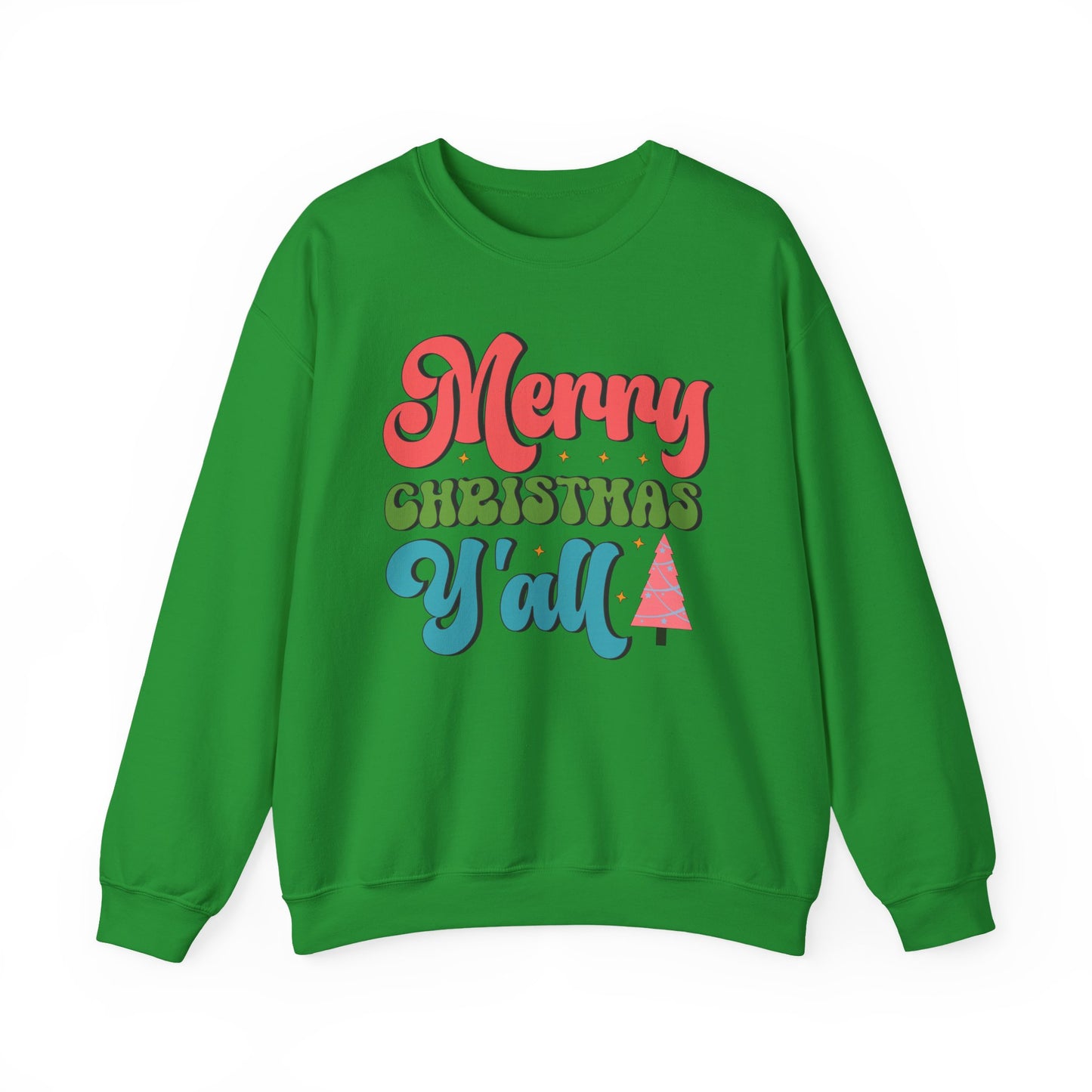 "Merry Christmas Y'all" Festive Holiday Crewneck