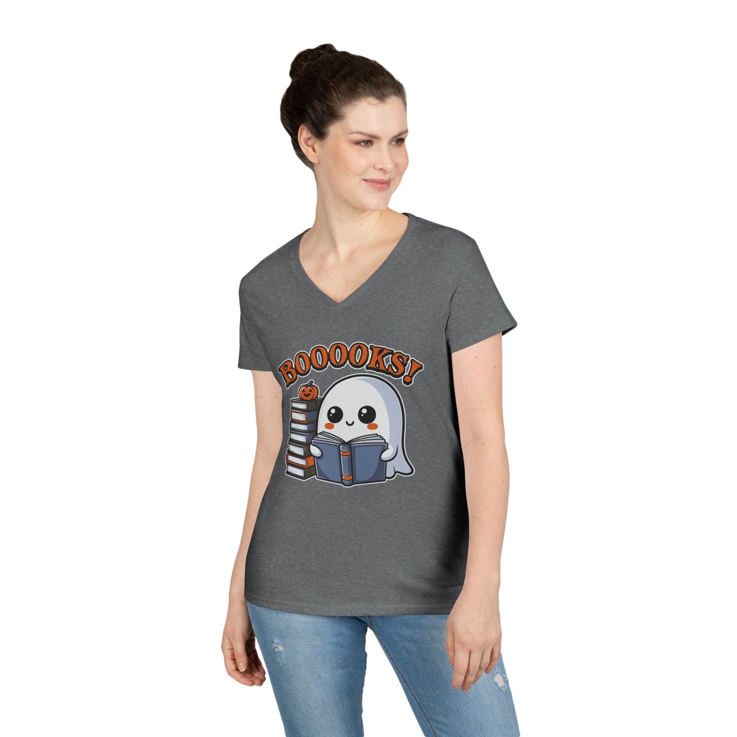 Booooks V-Neck T-Shirt