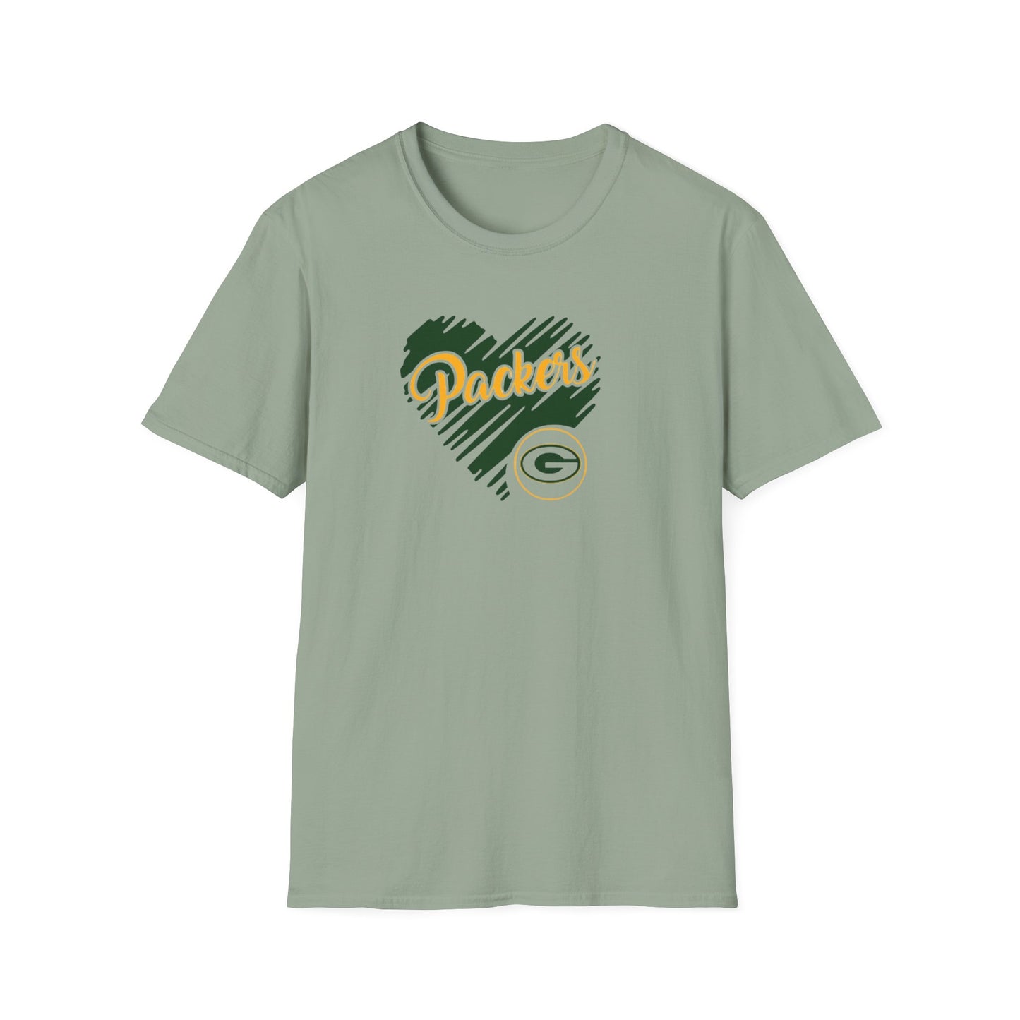 Green Bay Packers Heart Unisex T-Shirt