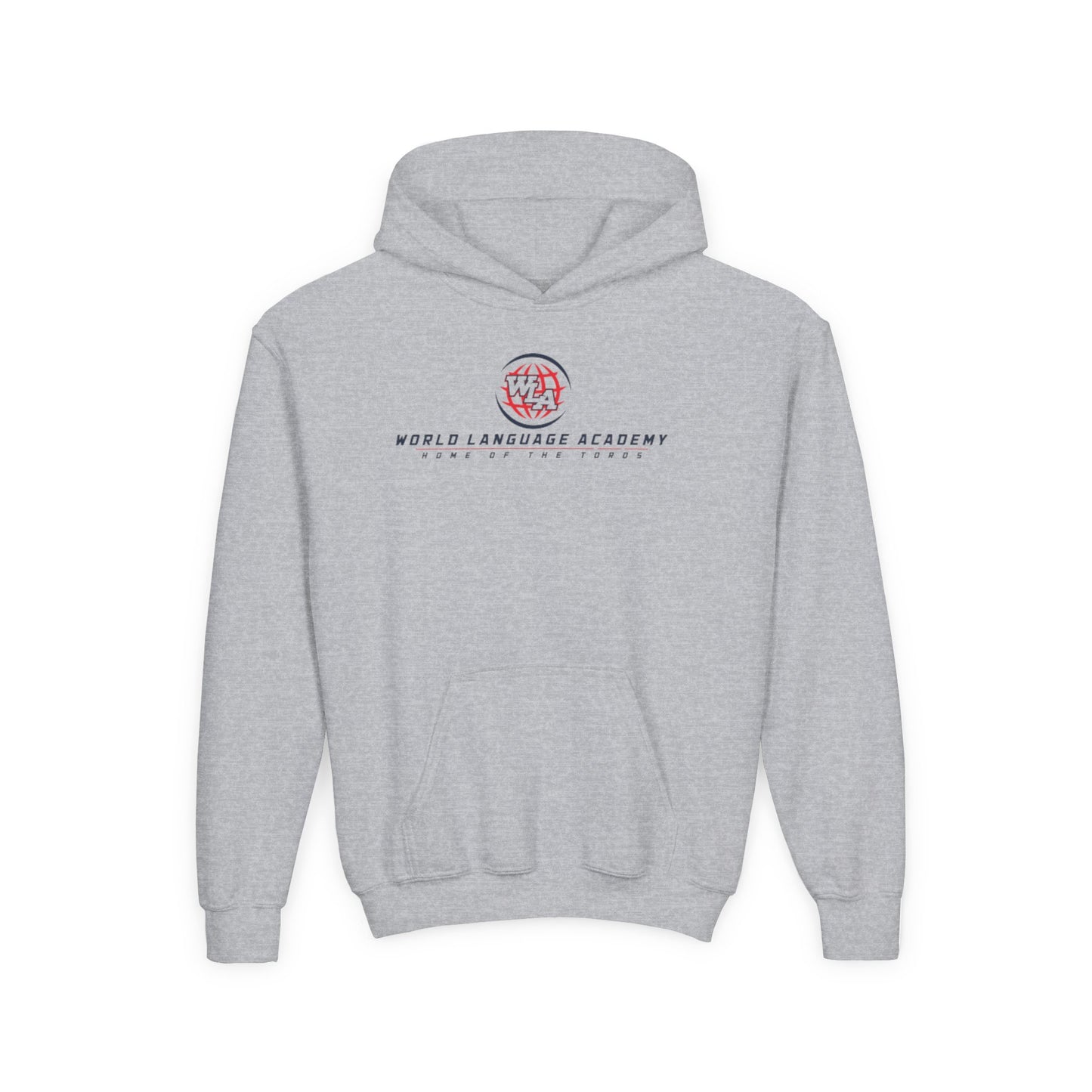 Youth Hoodie — World Language Academy Logo Sweatshirt