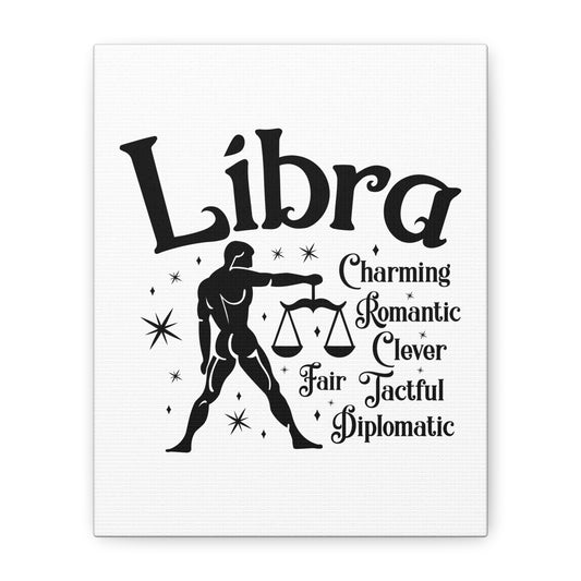 Libra Canvas Wall Art