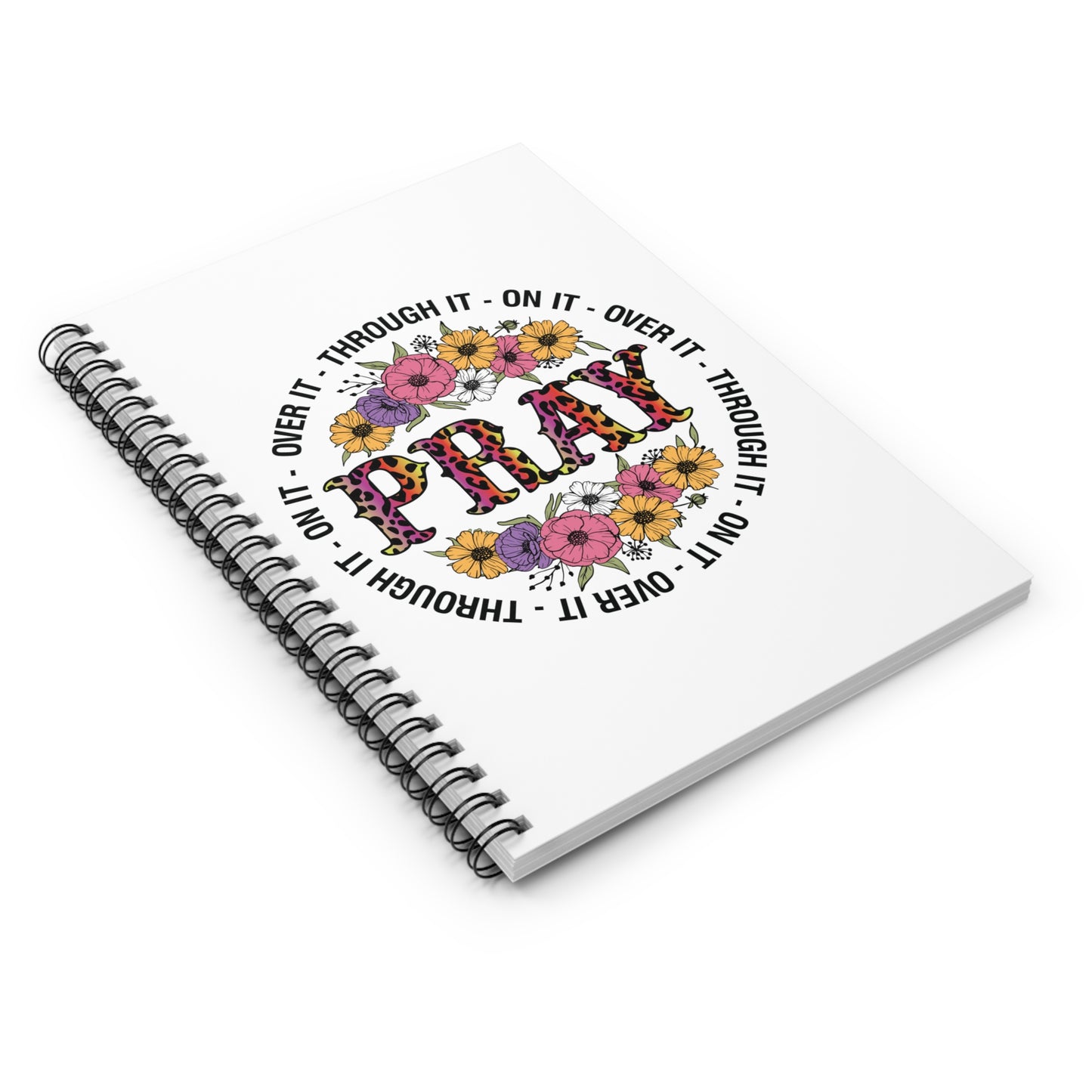 Floral Pray Spiral Notebook
