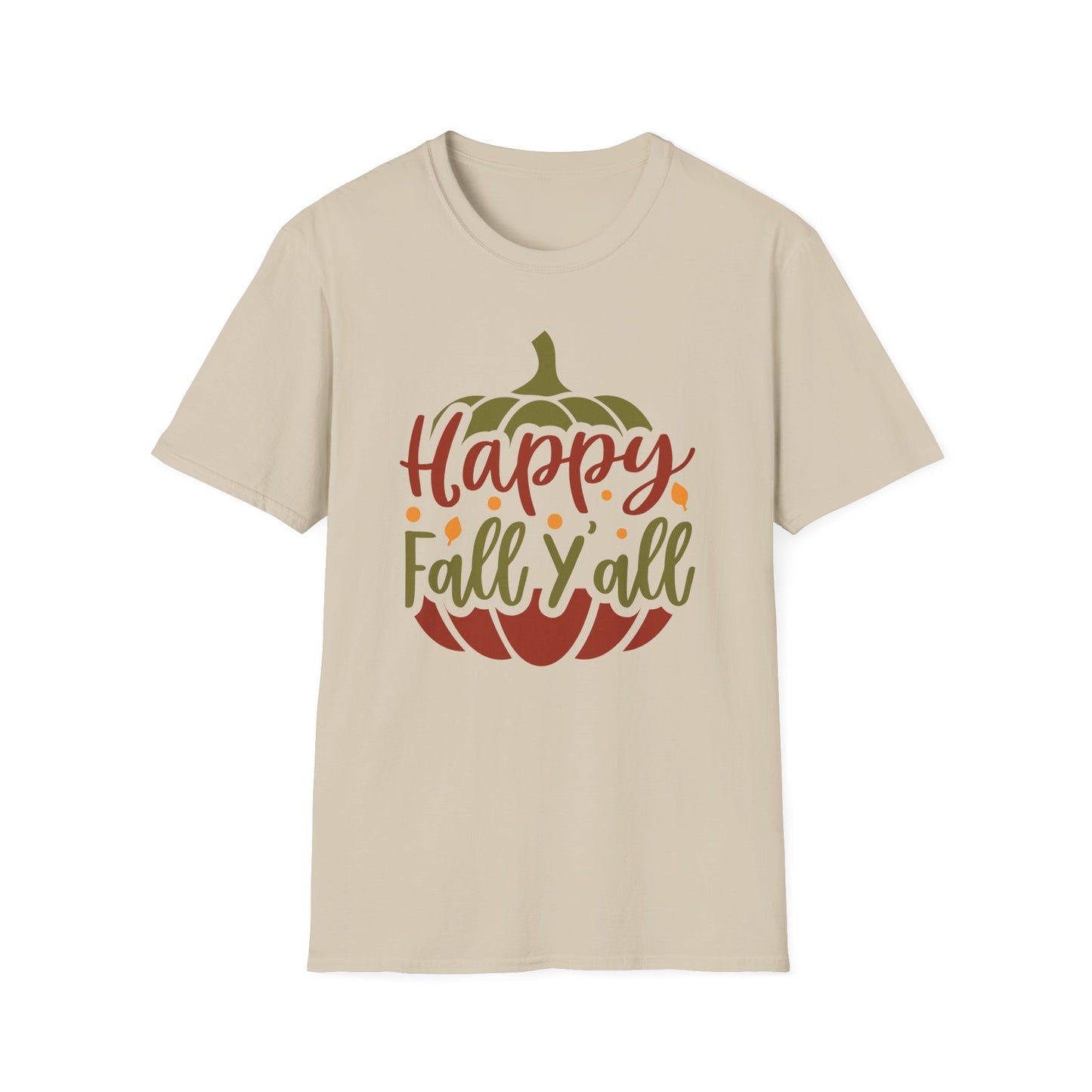 Happy Fall Y'all Pumpkin T-Shirt