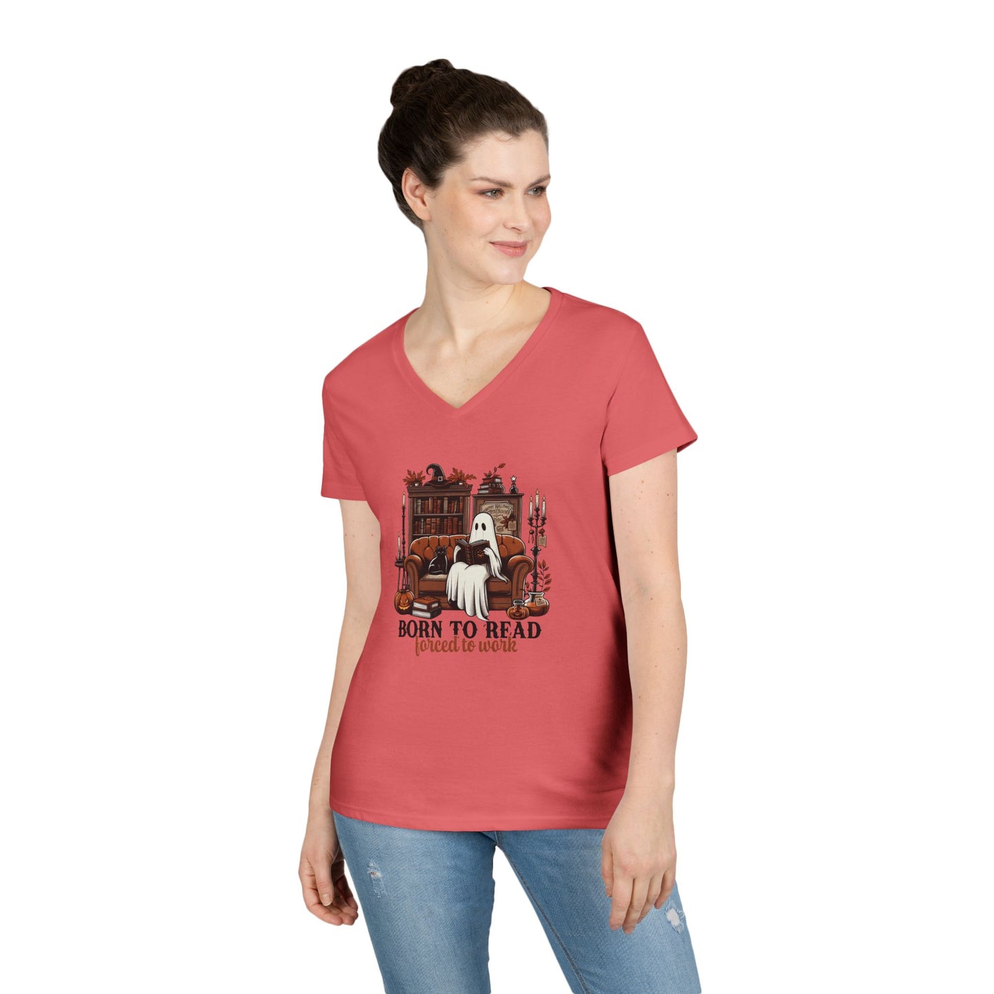 Forced to Work V-Neck T-Shirt