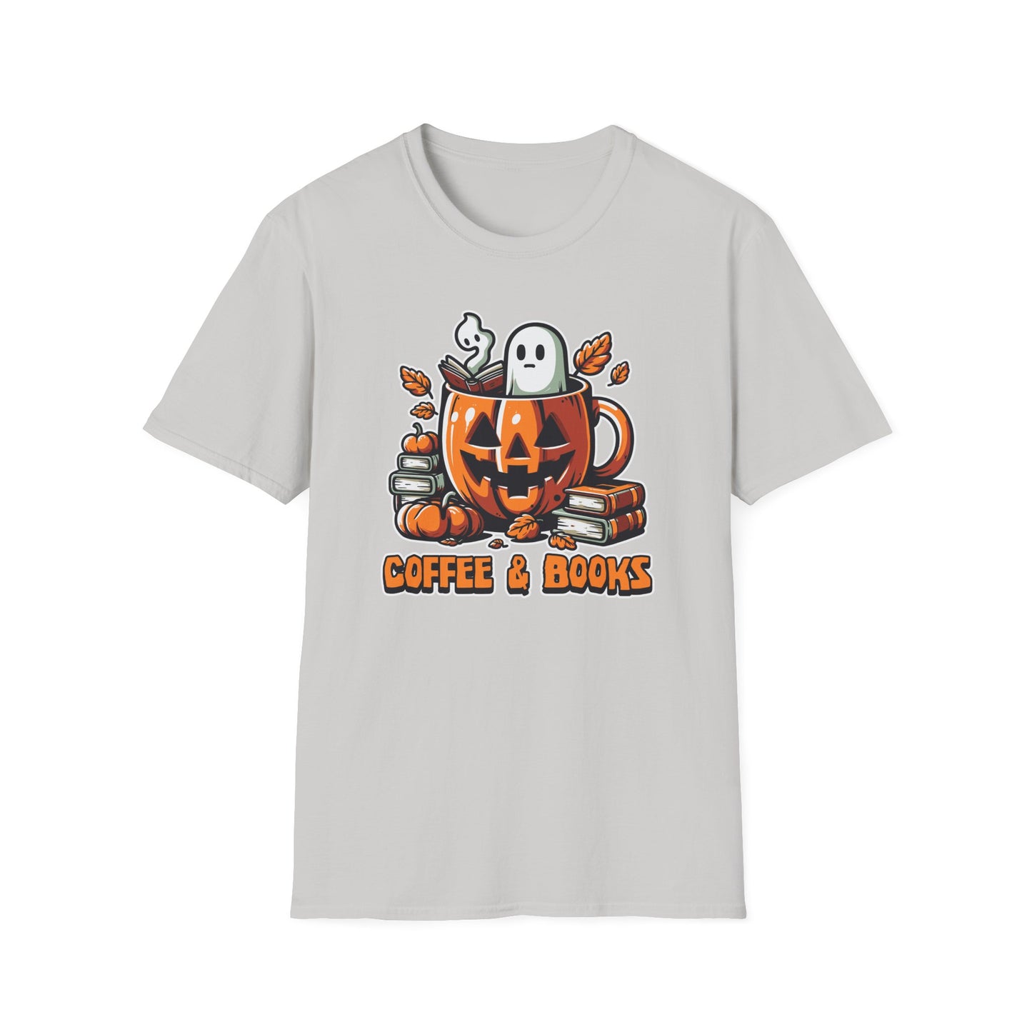 Halloween Coffee & Books T-Shirt