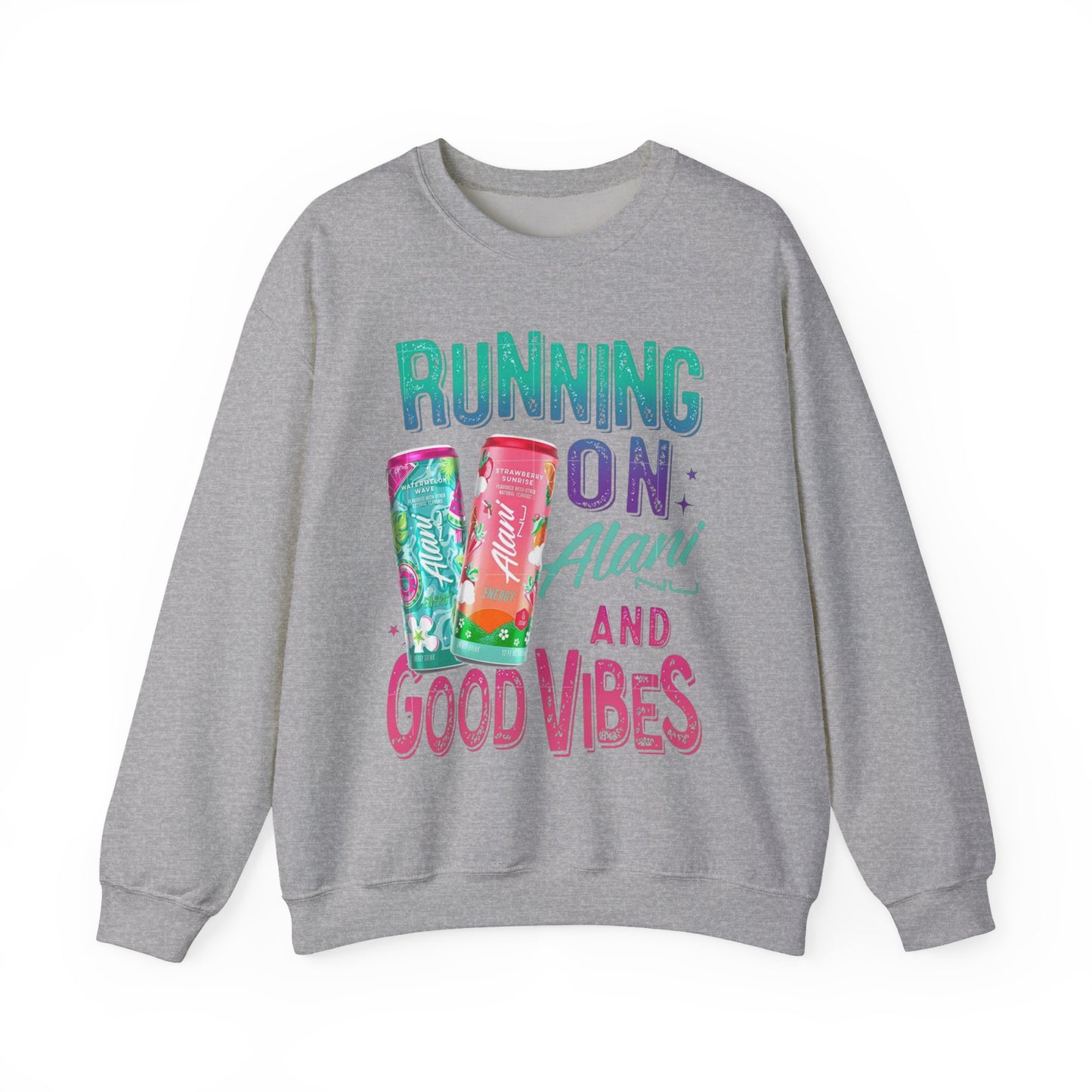 Running on Alani and Good Vibes Sweatshirt