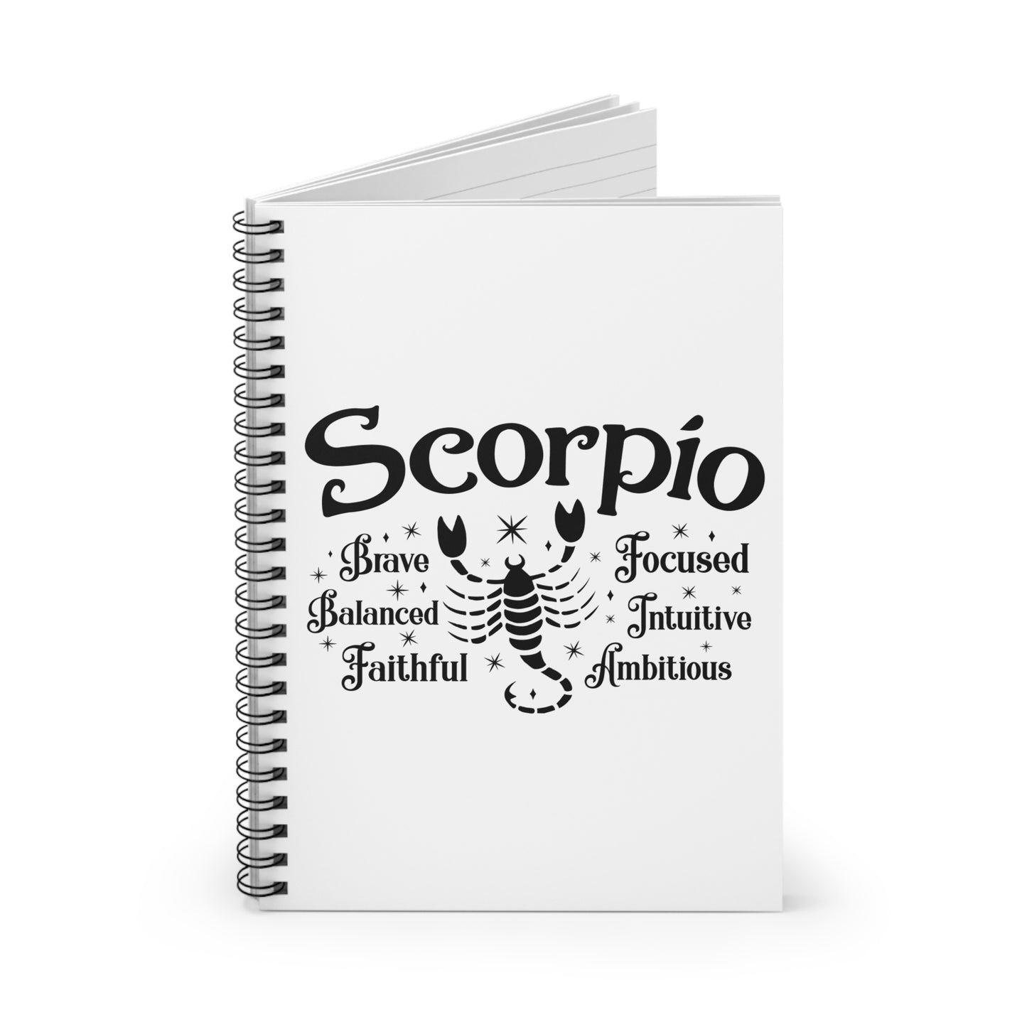 Scorpio Spiral Notebook